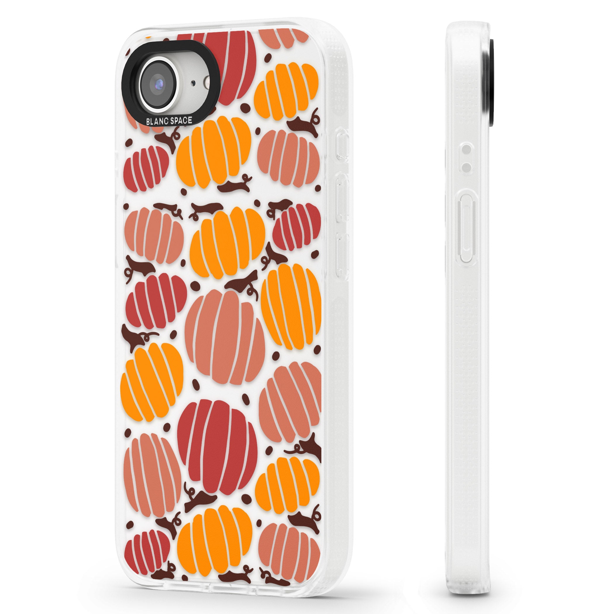 Autumn Pumpkin Patch iPhone 16e Clear Case Impact Air - Blanc Space