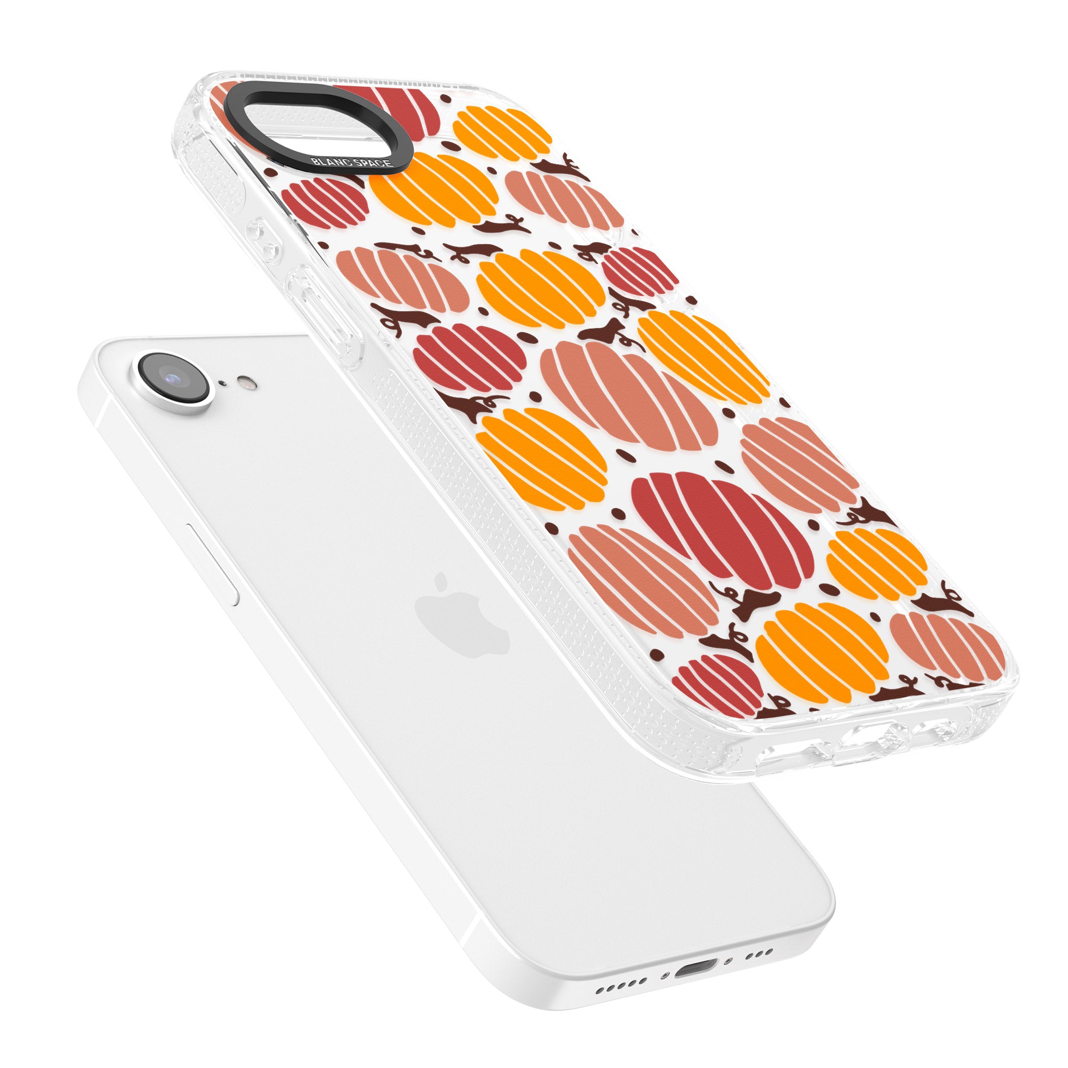 Autumn Pumpkin Patch iPhone 16e Clear Case Impact Air - Blanc Space