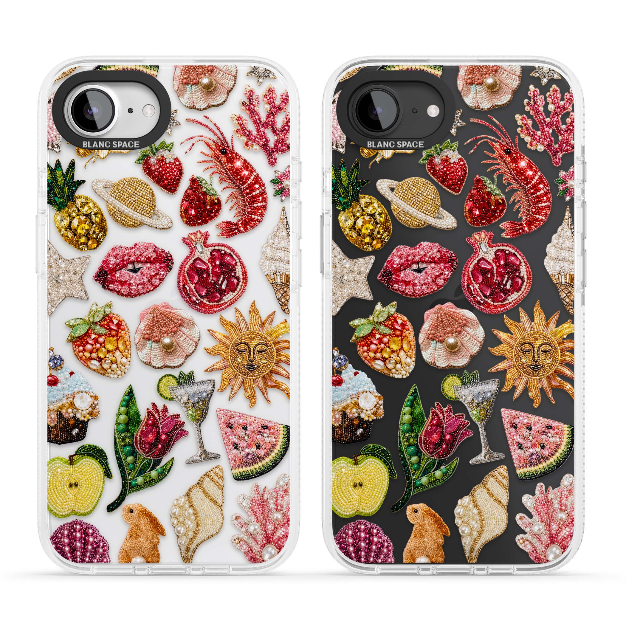 Beaded Riviera coquette iPhone case | Clear Case Impact Air case for iPhone 16e, iPhone 17e
