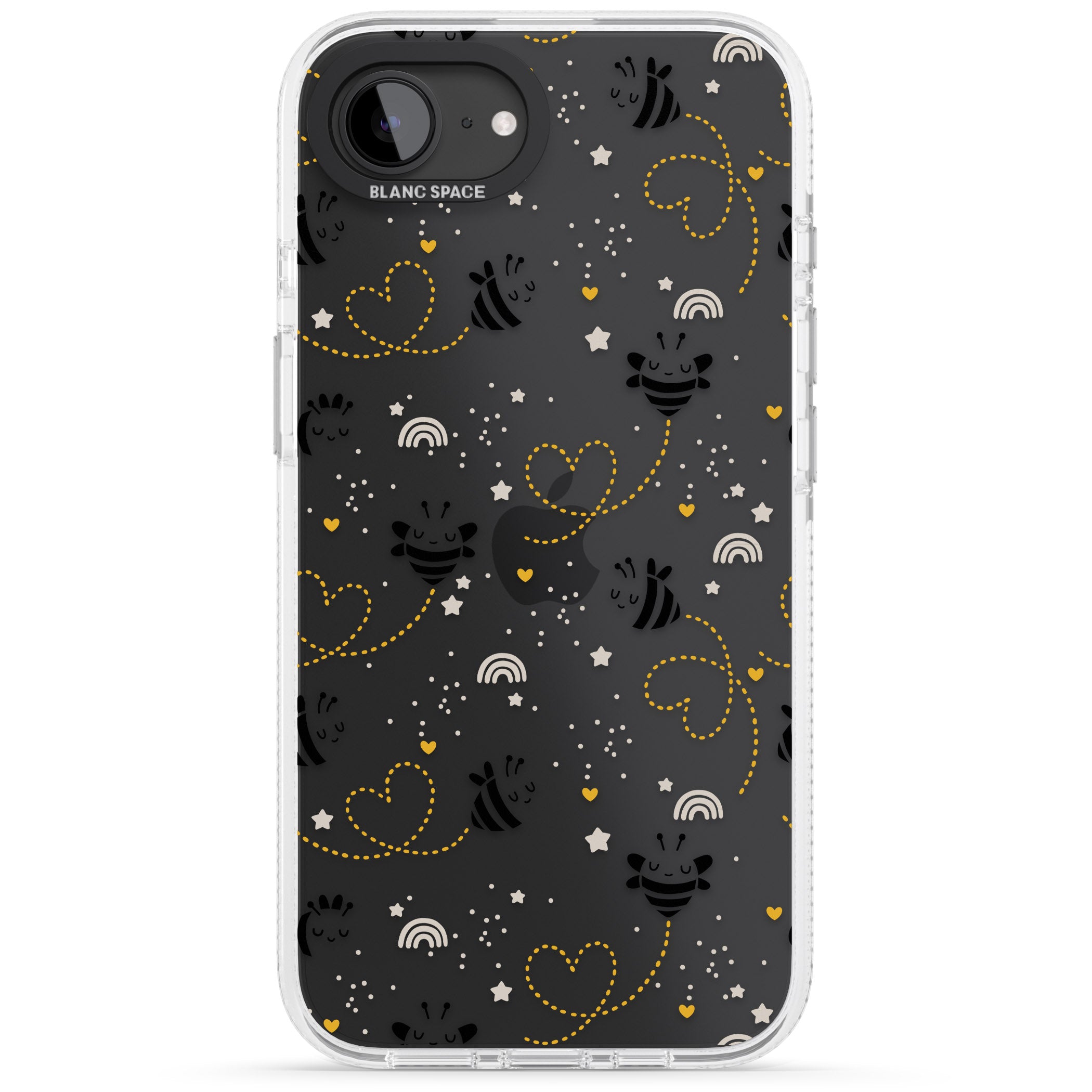 Bee Hearts Pattern