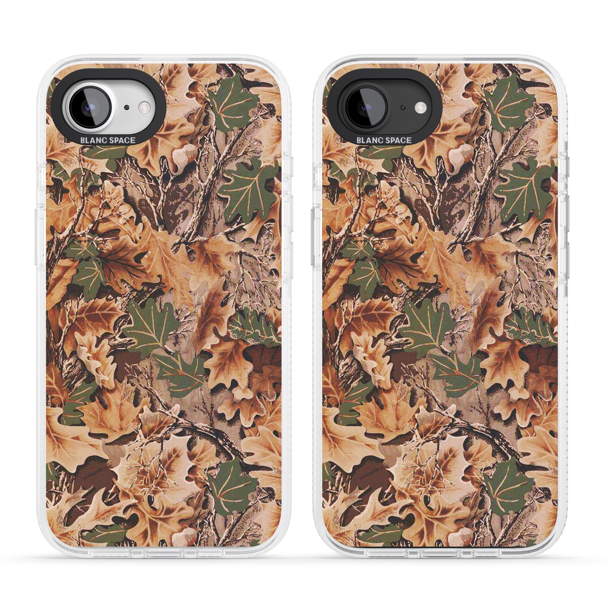 Realtree Camo iPhone 16e Clear Case Impact Air - Blanc Space