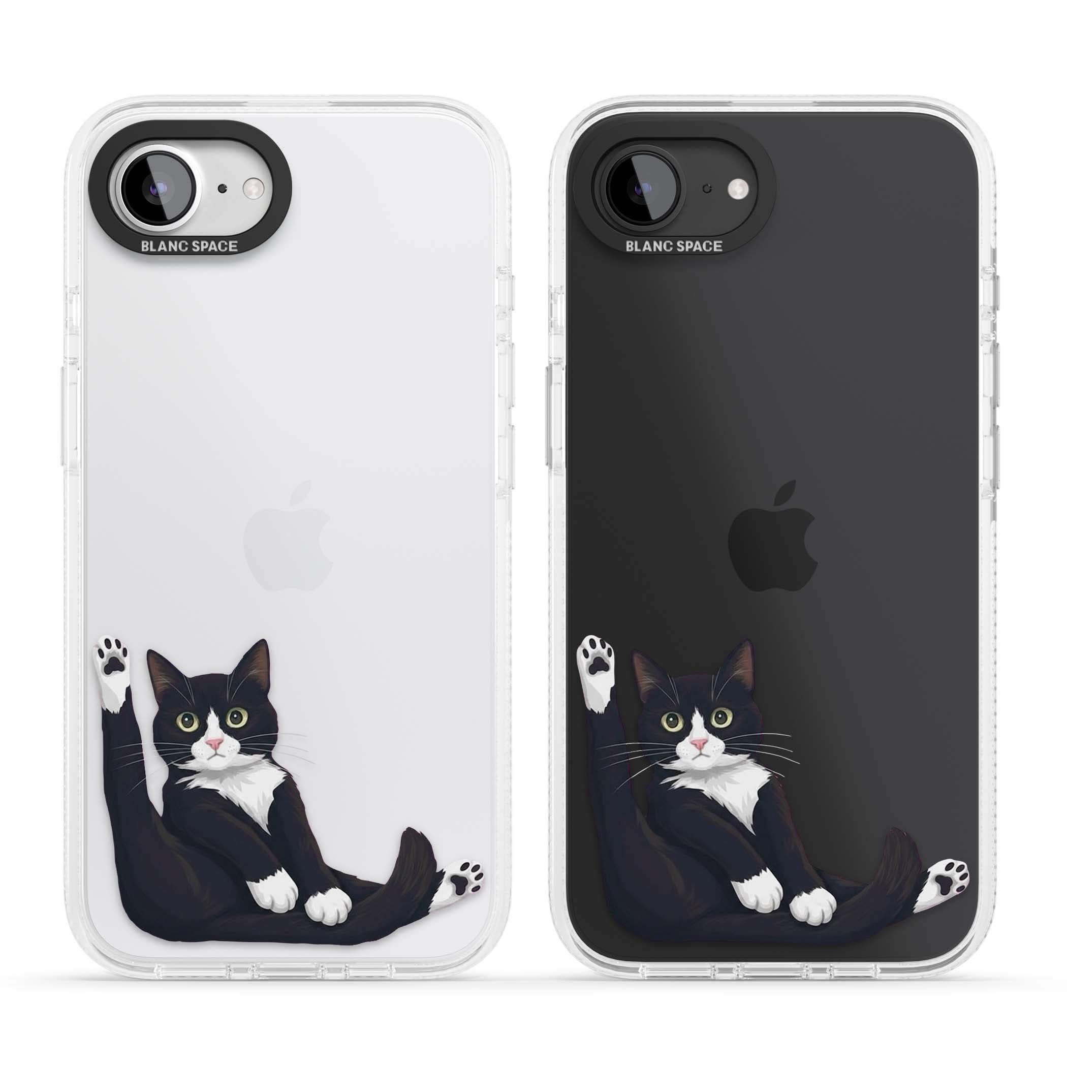 Mid-Groom Cat animals iPhone case | Clear Case Impact Air case for iPhone 16e, iPhone 17e