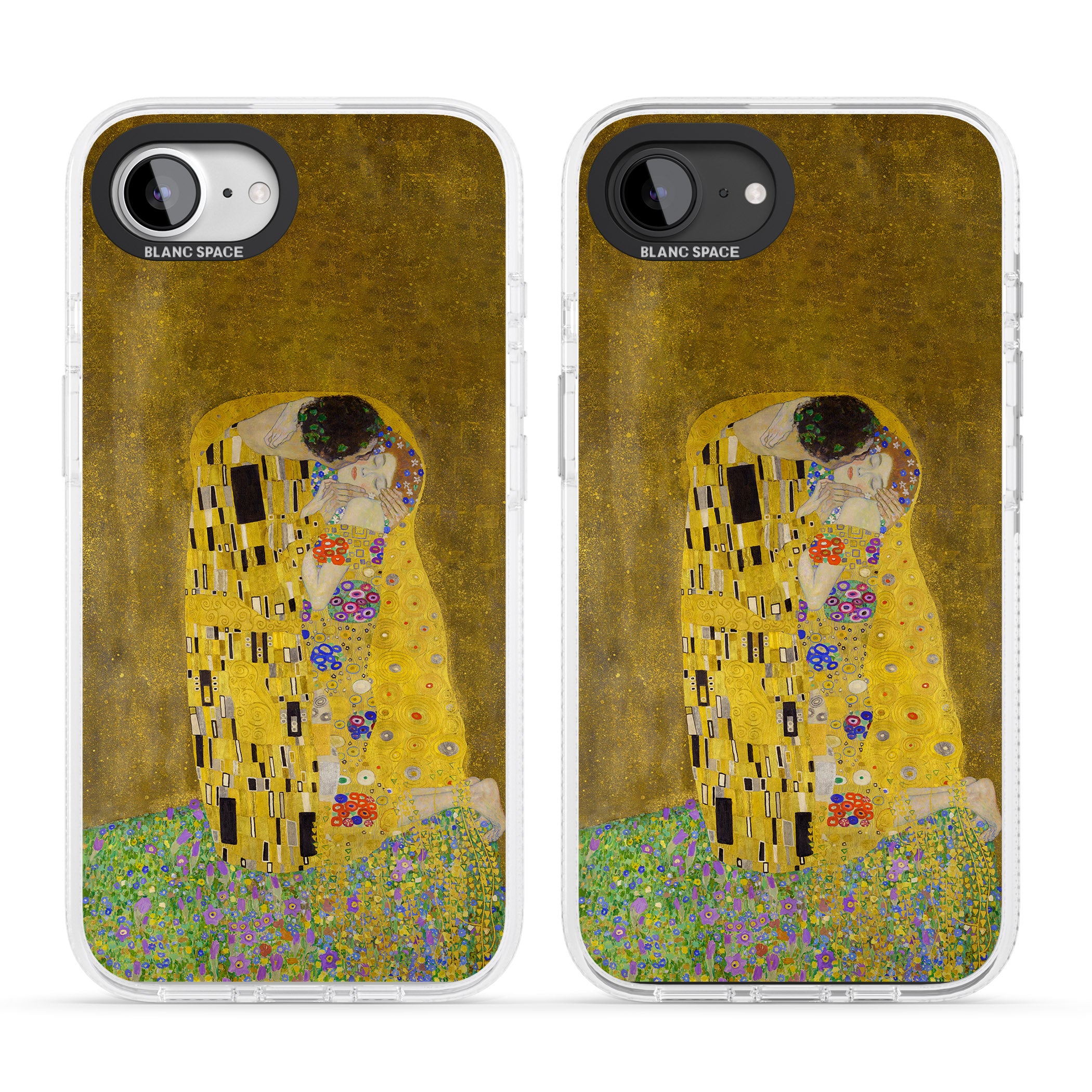 The Kiss iPhone 16e Clear Case Impact Air - Blanc Space