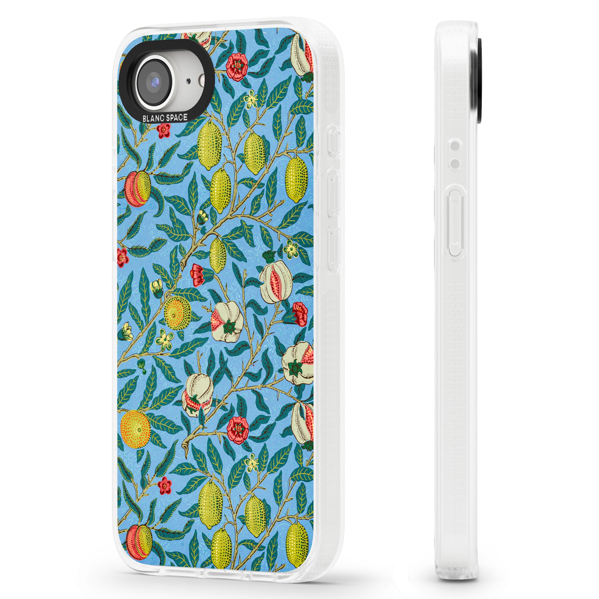 Vintage Fruits iPhone 16e Clear Case Impact Air - Blanc Space