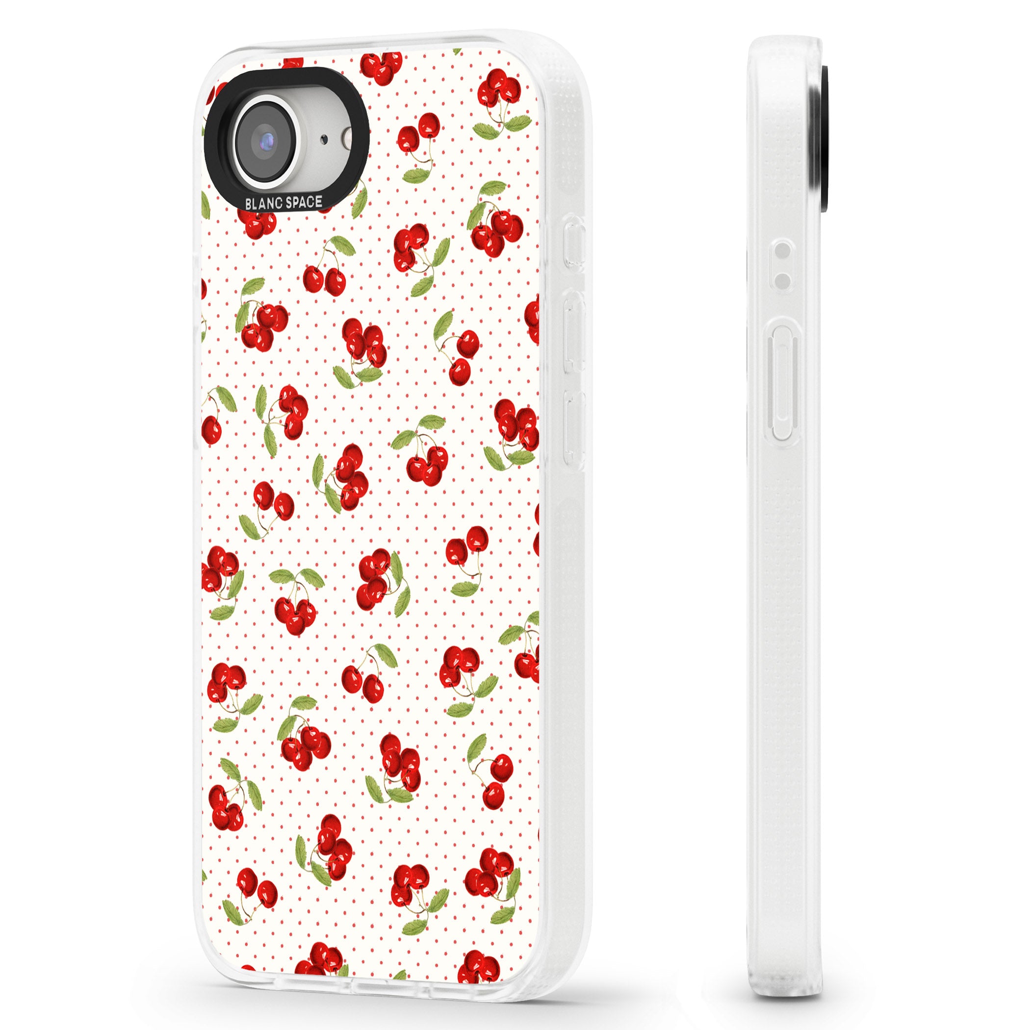 Cherry Picking iPhone 16e Clear Case Impact Air - Blanc Space