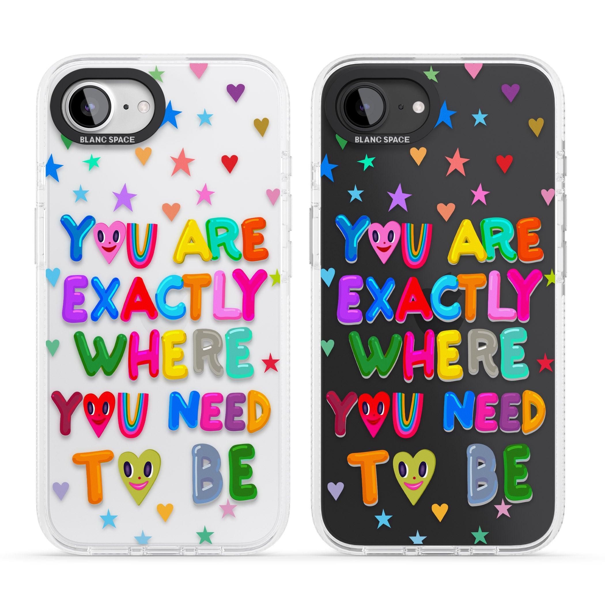 Exactly Where You Need To be iPhone 16e Clear Case Impact Air - Blanc Space