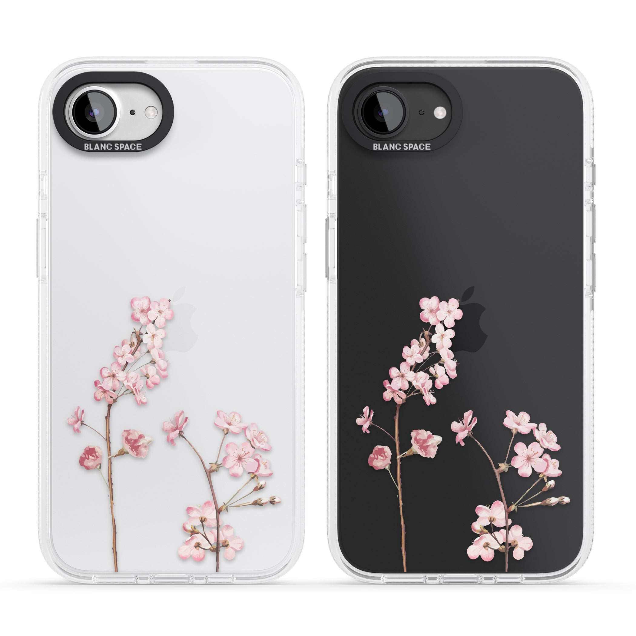 Blossom Flower iPhone 16e Clear Case Impact Air - Blanc Space