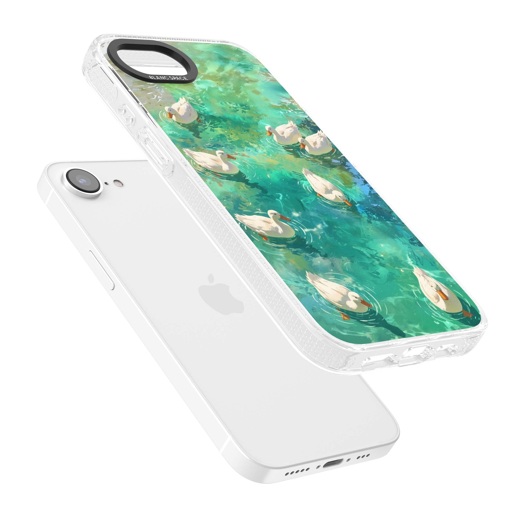 Ducks In The Pond for her iPhone case | Clear Case Impact Air case for iPhone 16e, iPhone 17e