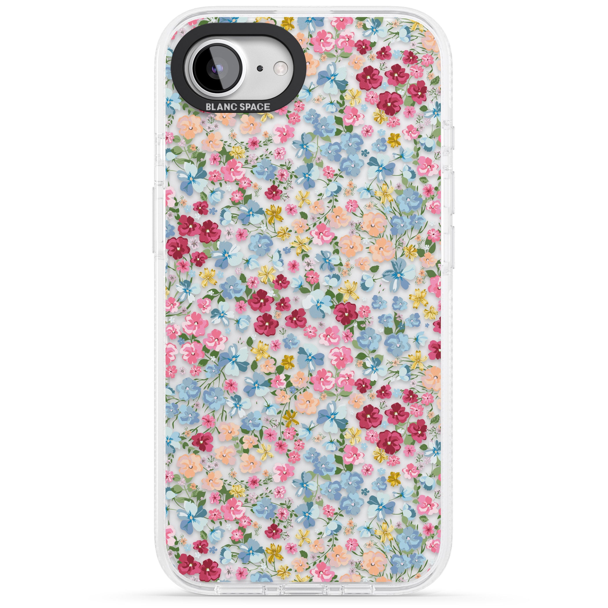 Venetian Meadow iPhone 16e Clear Case Impact Air - Blanc Space