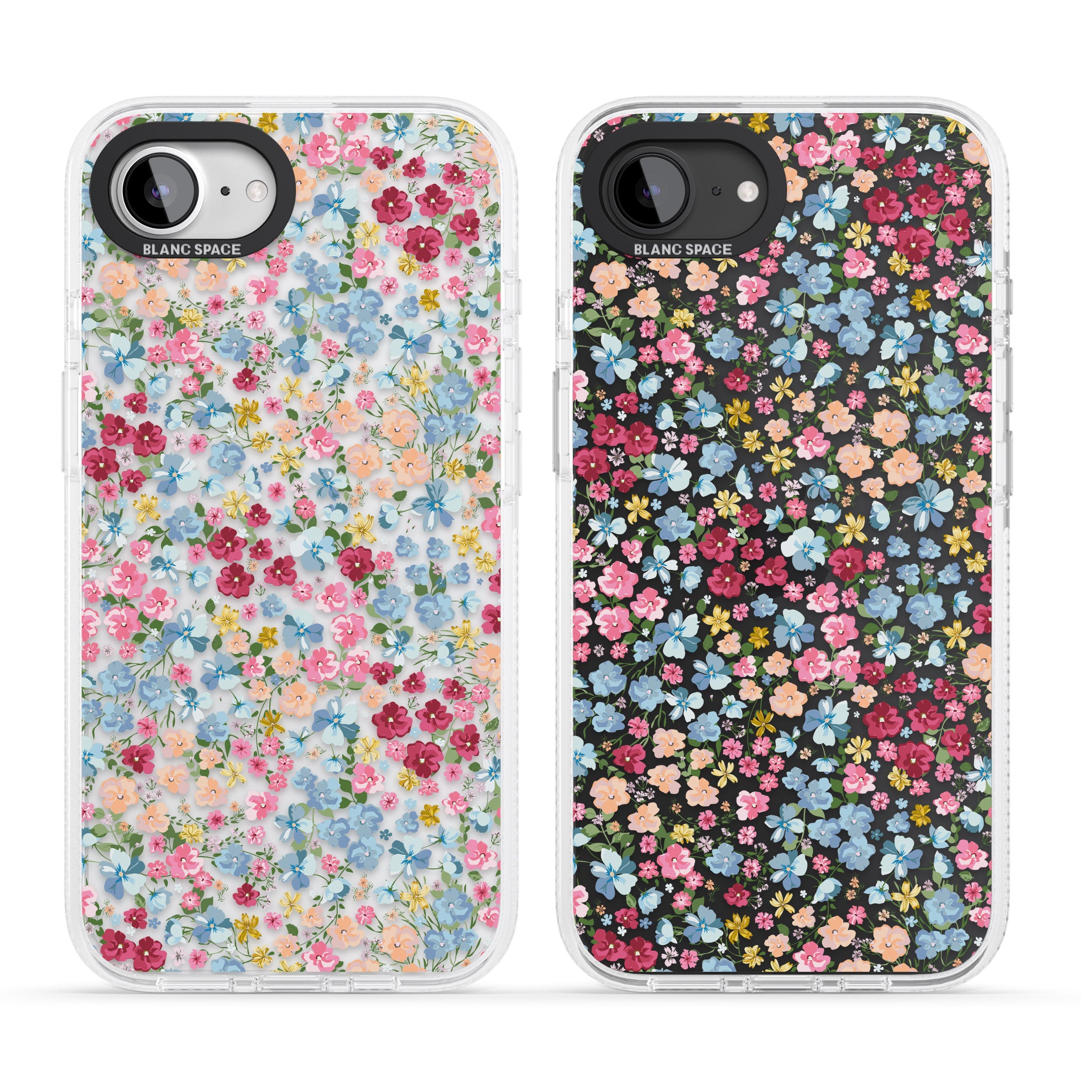 Venetian Meadow iPhone 16e Clear Case Impact Air - Blanc Space