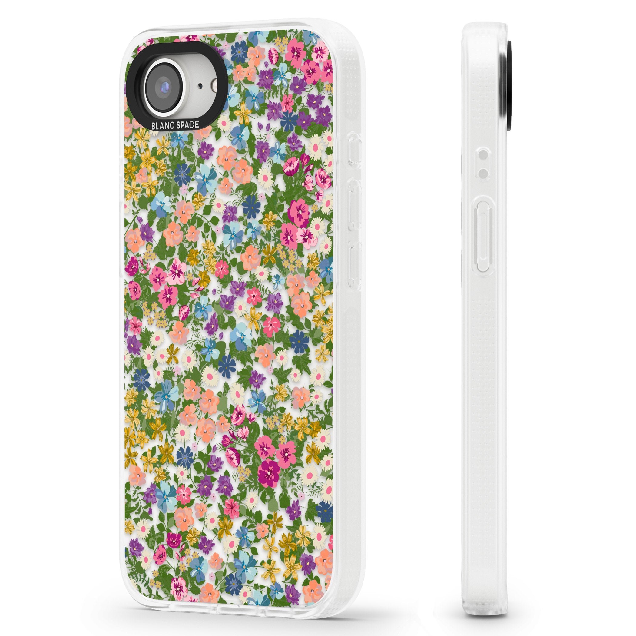 Tuscan Meadow iPhone 16e Clear Case Impact Air - Blanc Space
