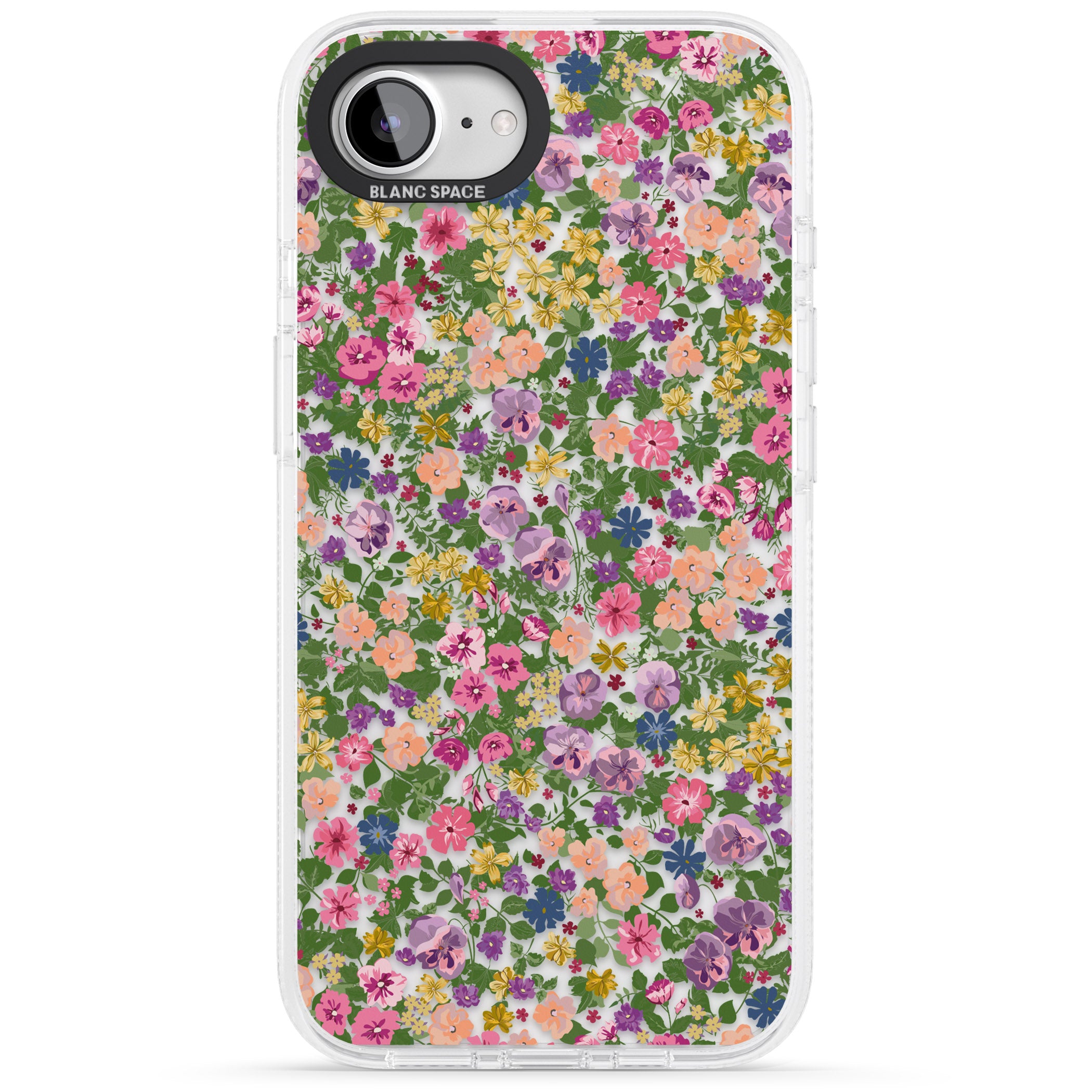 Lake Como Meadow iPhone 16e Clear Case Impact Air - Blanc Space