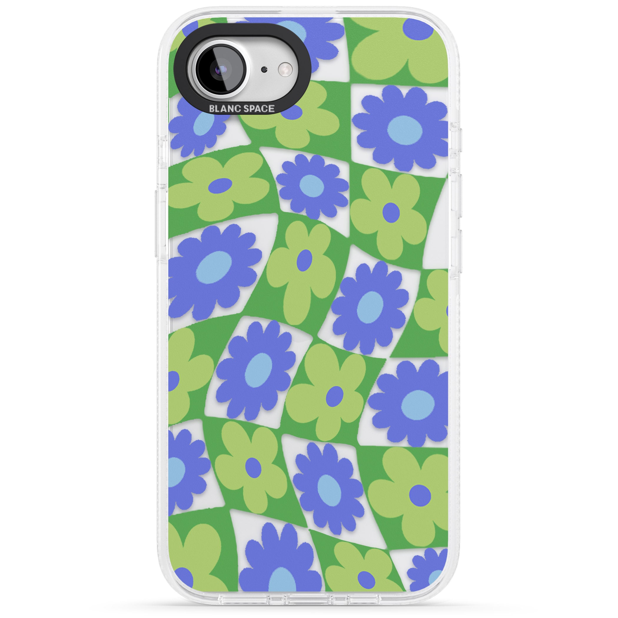 Garden Party iPhone 16e Clear Case Impact Air - Blanc Space