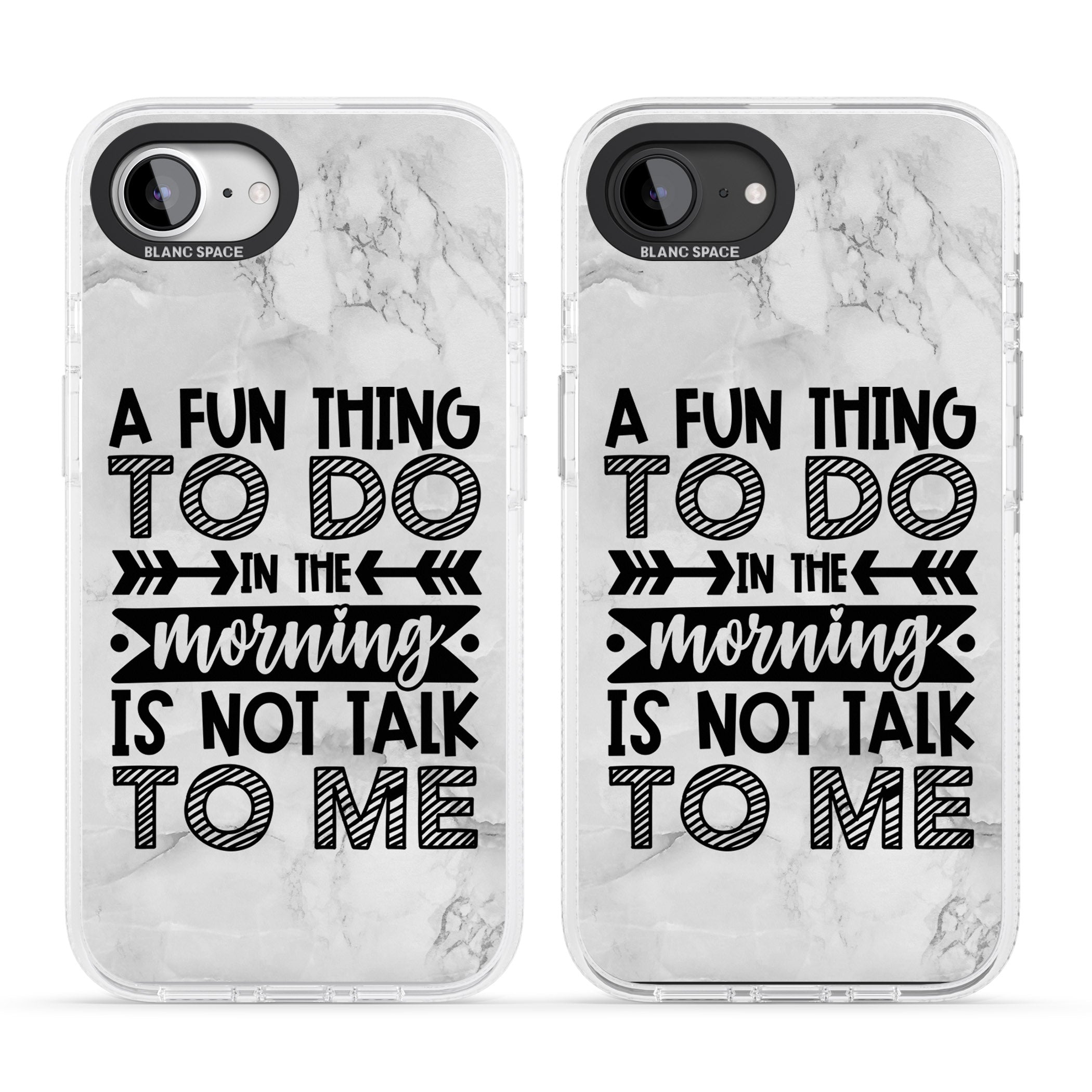 A Fun thing to do iPhone 16e Clear Case Impact Air - Blanc Space