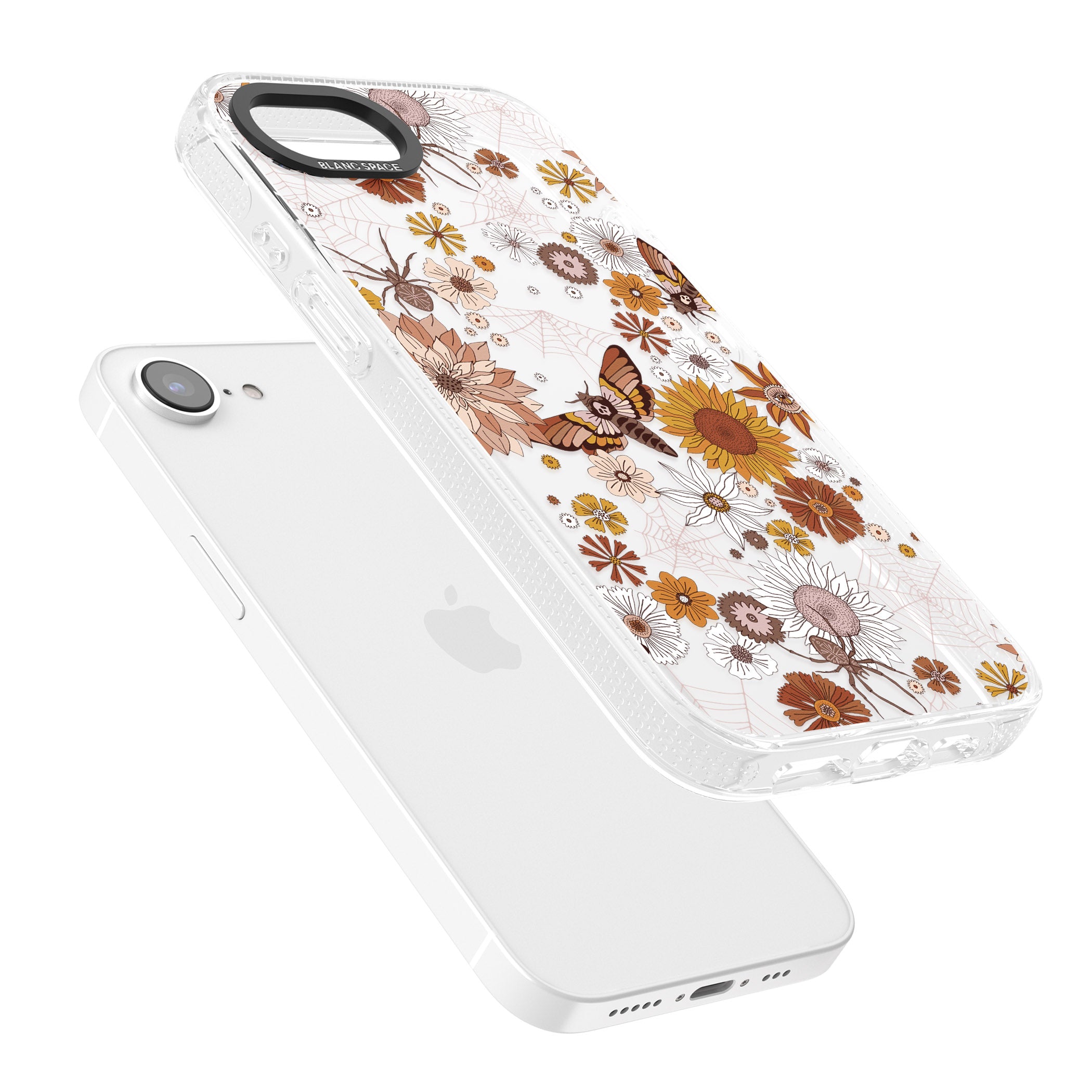 Halloween Wildlife iPhone 16e Clear Case Impact Air - Blanc Space