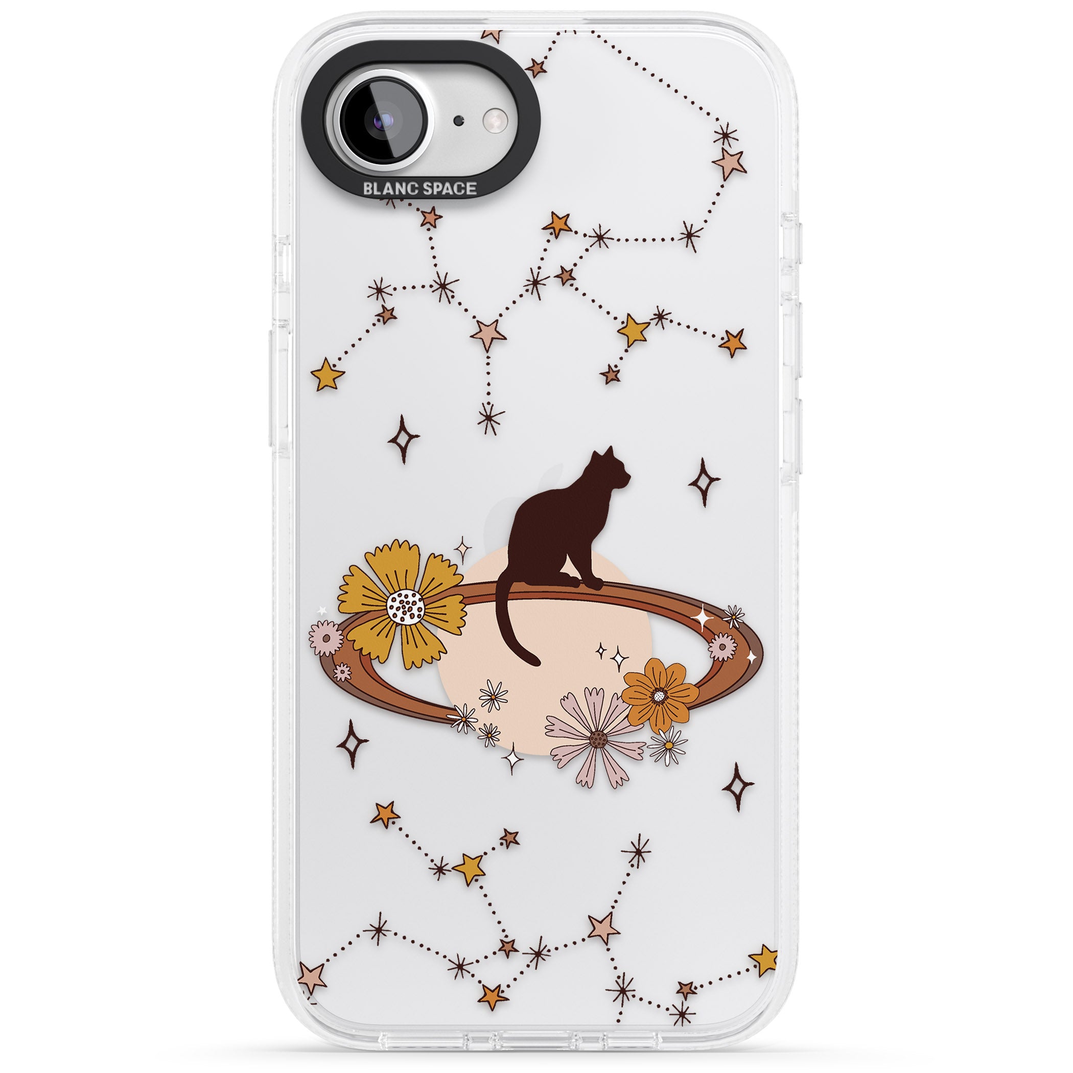 Feline Phenomenon iPhone 16e Clear Case Impact Air - Blanc Space