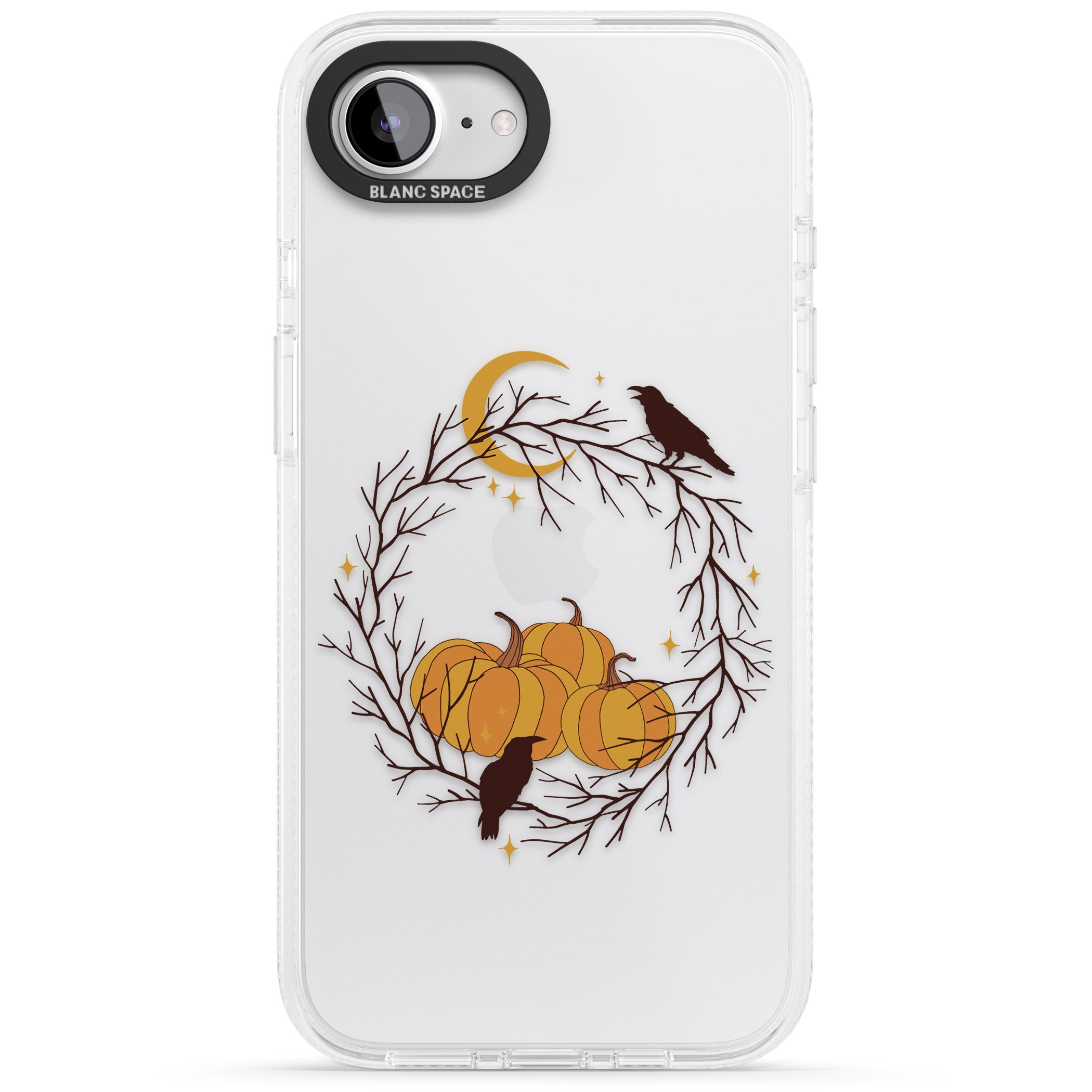 Pumpkin Patch iPhone 16e Clear Case Impact Air - Blanc Space