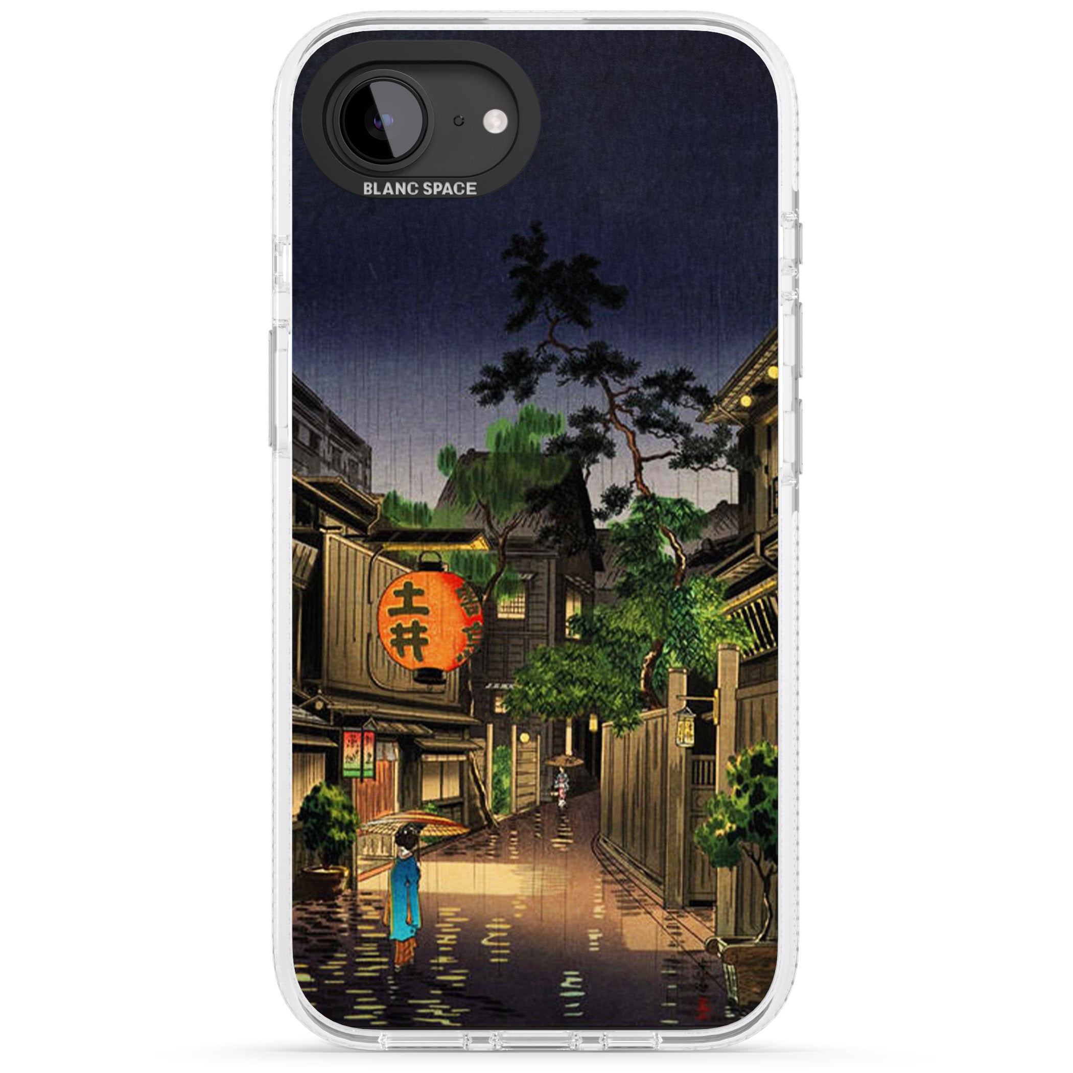 Evening in Ushigome iPhone 16e Clear Case Impact Air - Blanc Space