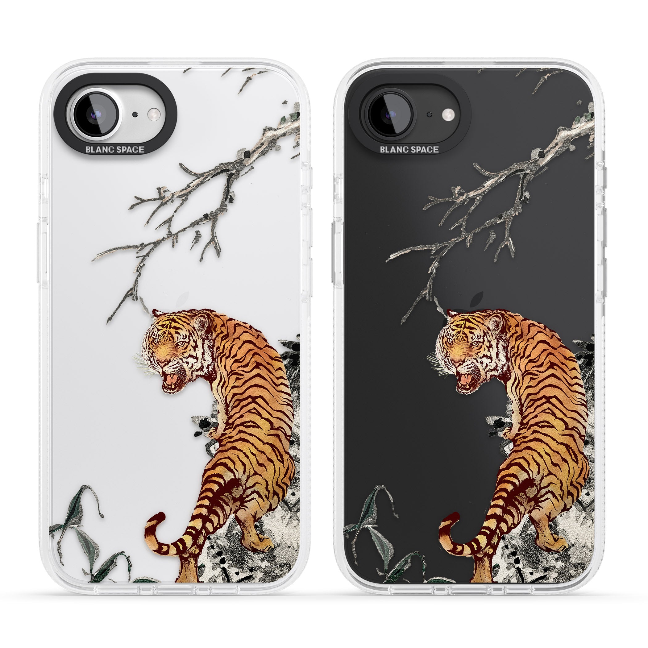 Roaring Tiger iPhone 16e Clear Case Impact Air - Blanc Space
