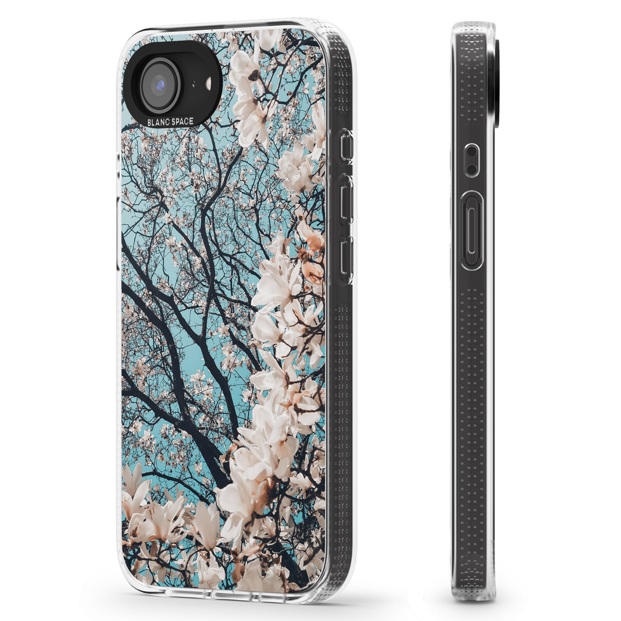 Magnolia Tree Photograph iPhone 16e Clear Case Impact Air - Blanc Space