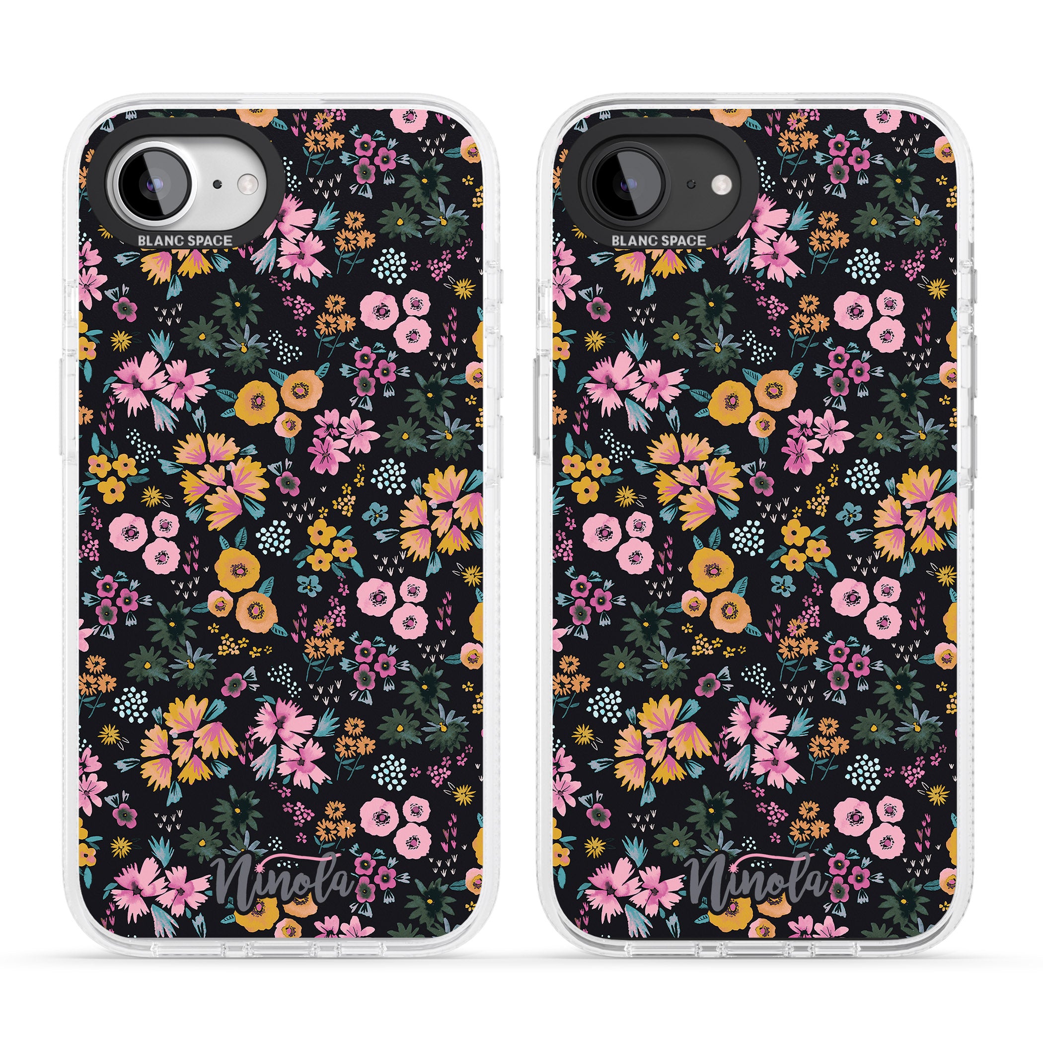 Little Flowers iPhone 16e Clear Case Impact Air - Blanc Space