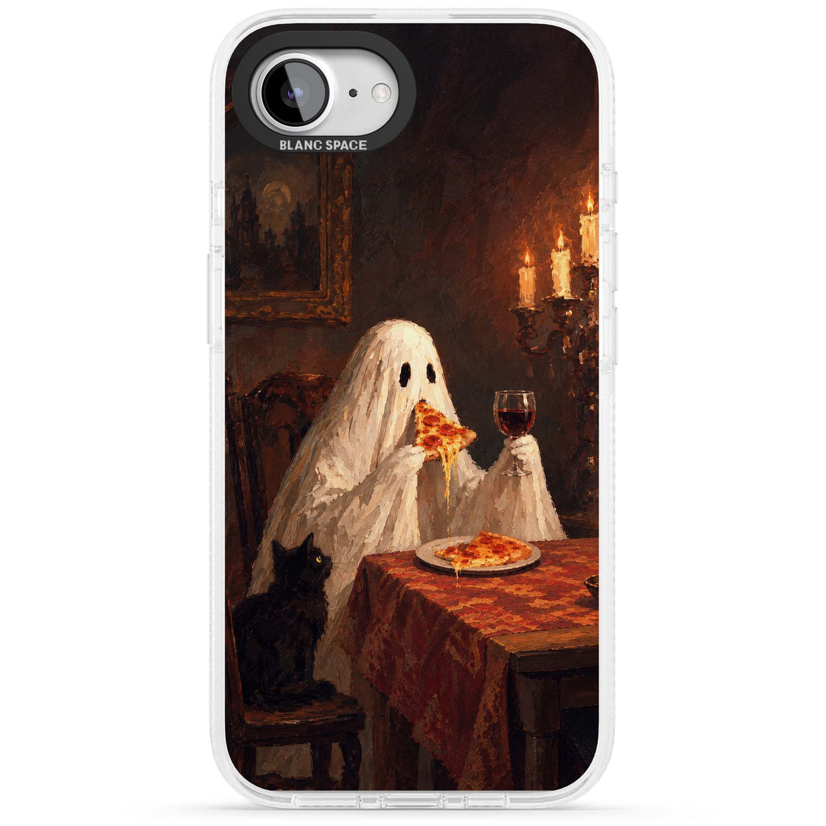 Lonely Night In art iPhone case | Clear Case Impact Air case for iPhone 16e, iPhone 17e