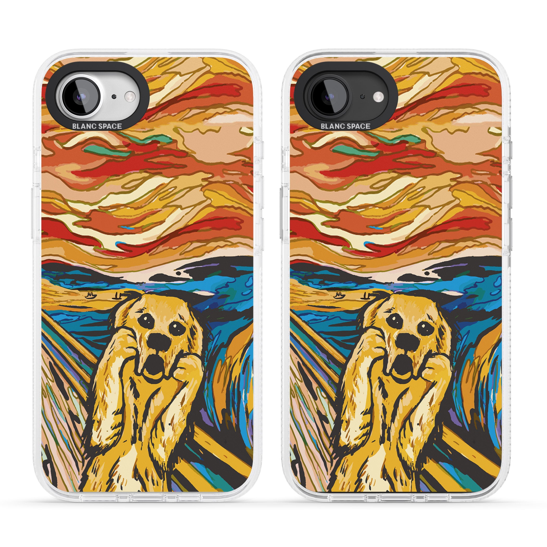 The Bark iPhone 16e Clear Case Impact Air - Blanc Space