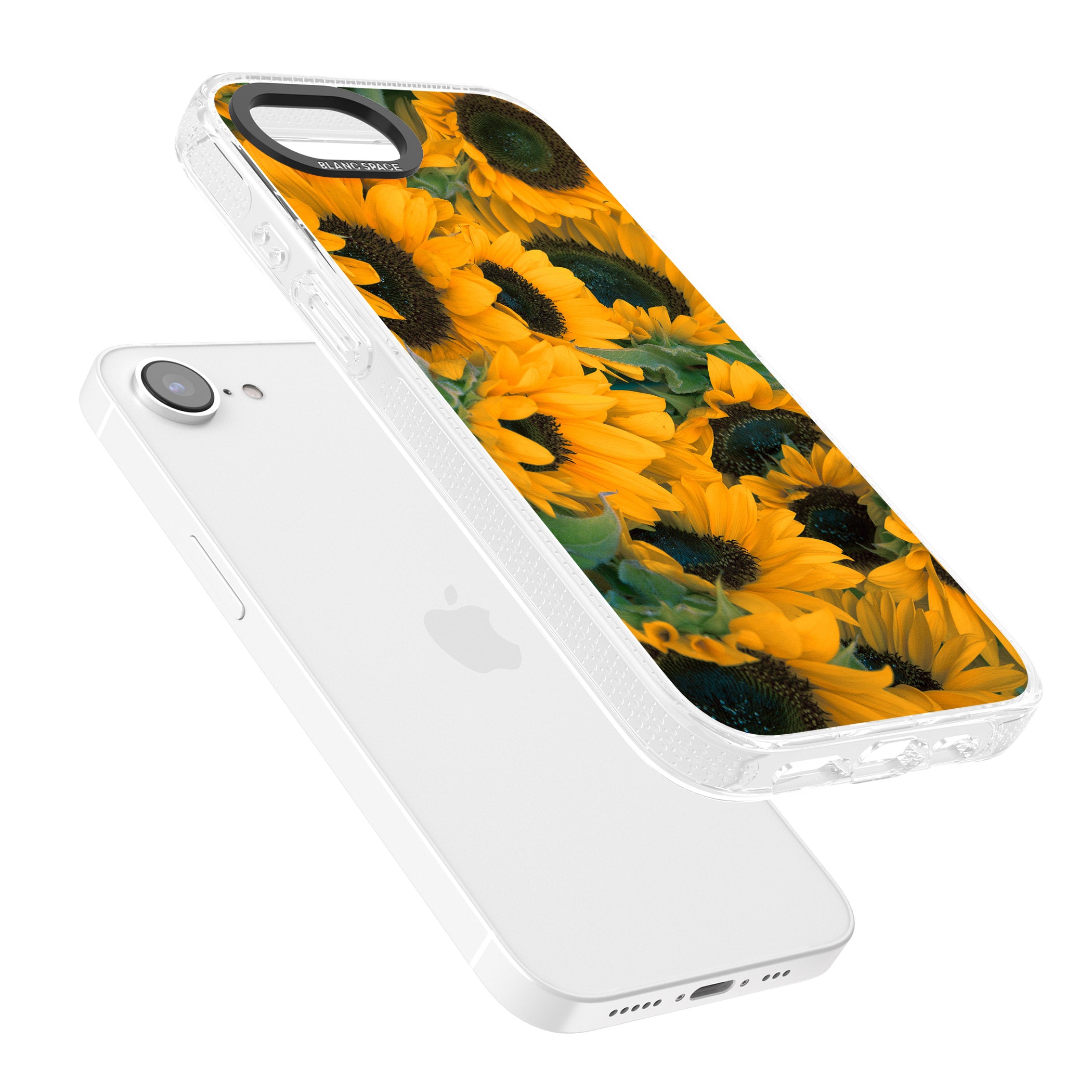 Sunflowers iPhone 16e Clear Case Impact Air - Blanc Space
