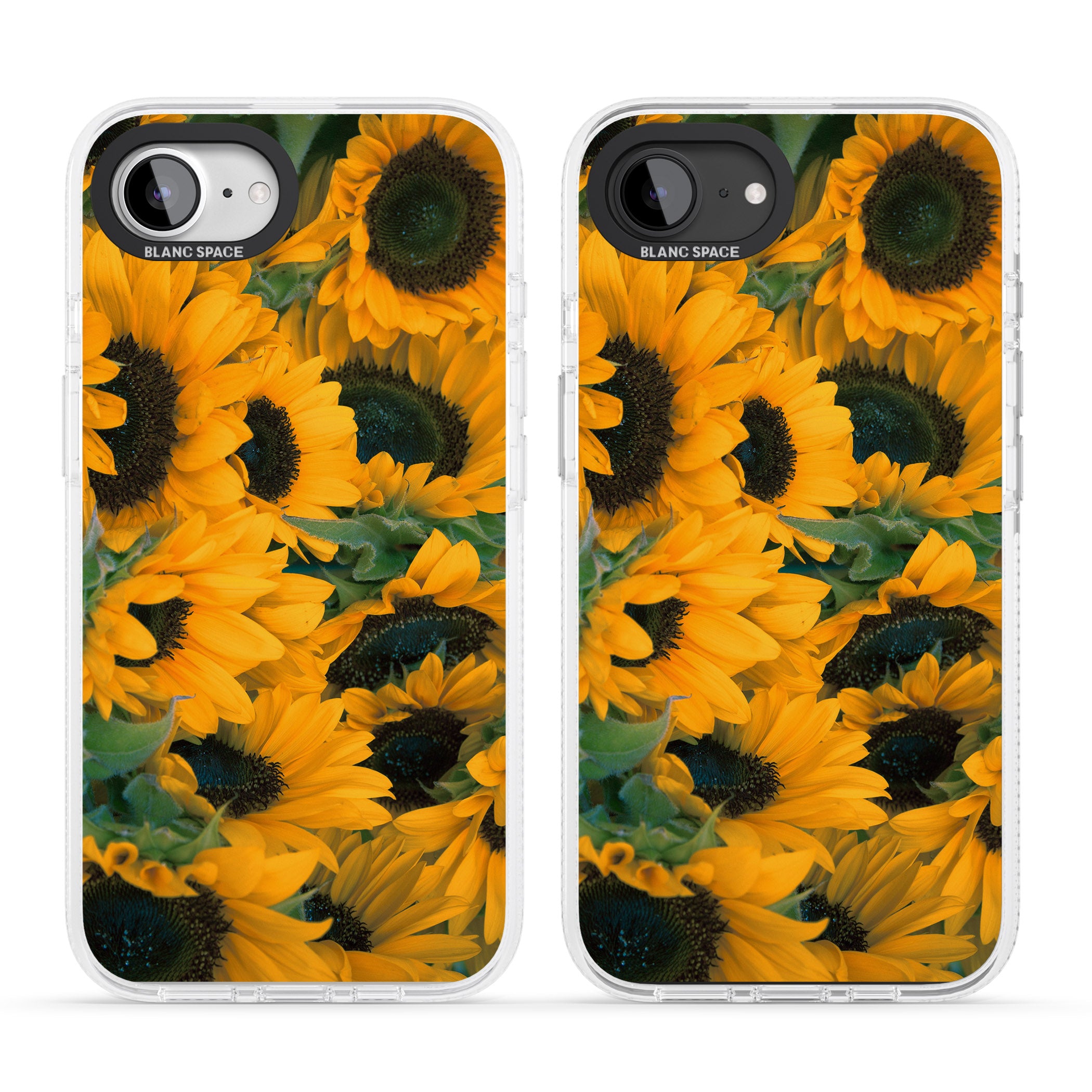 Sunflowers iPhone 16e Clear Case Impact Air - Blanc Space