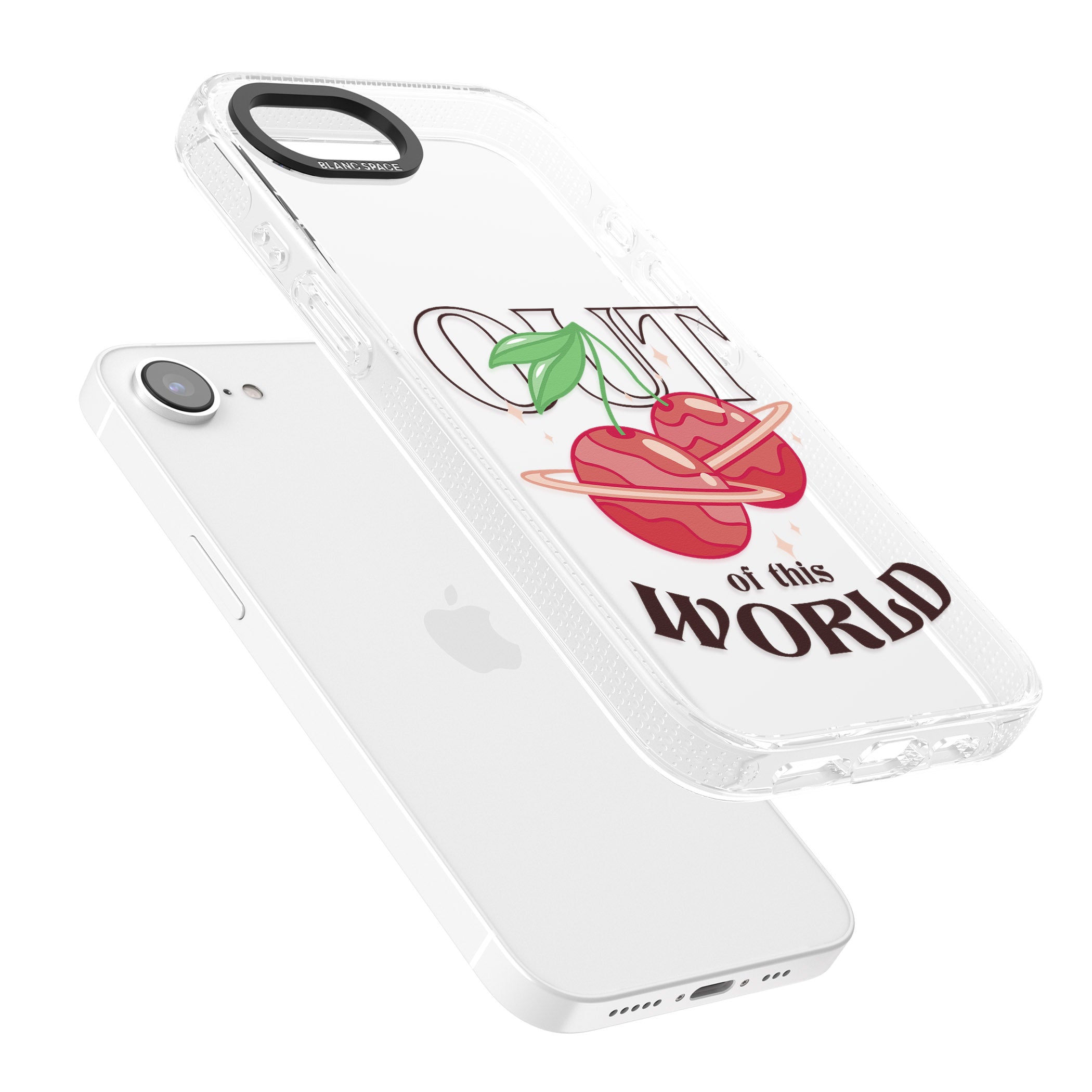 Out of This World iPhone 16e Clear Case Impact Air - Blanc Space