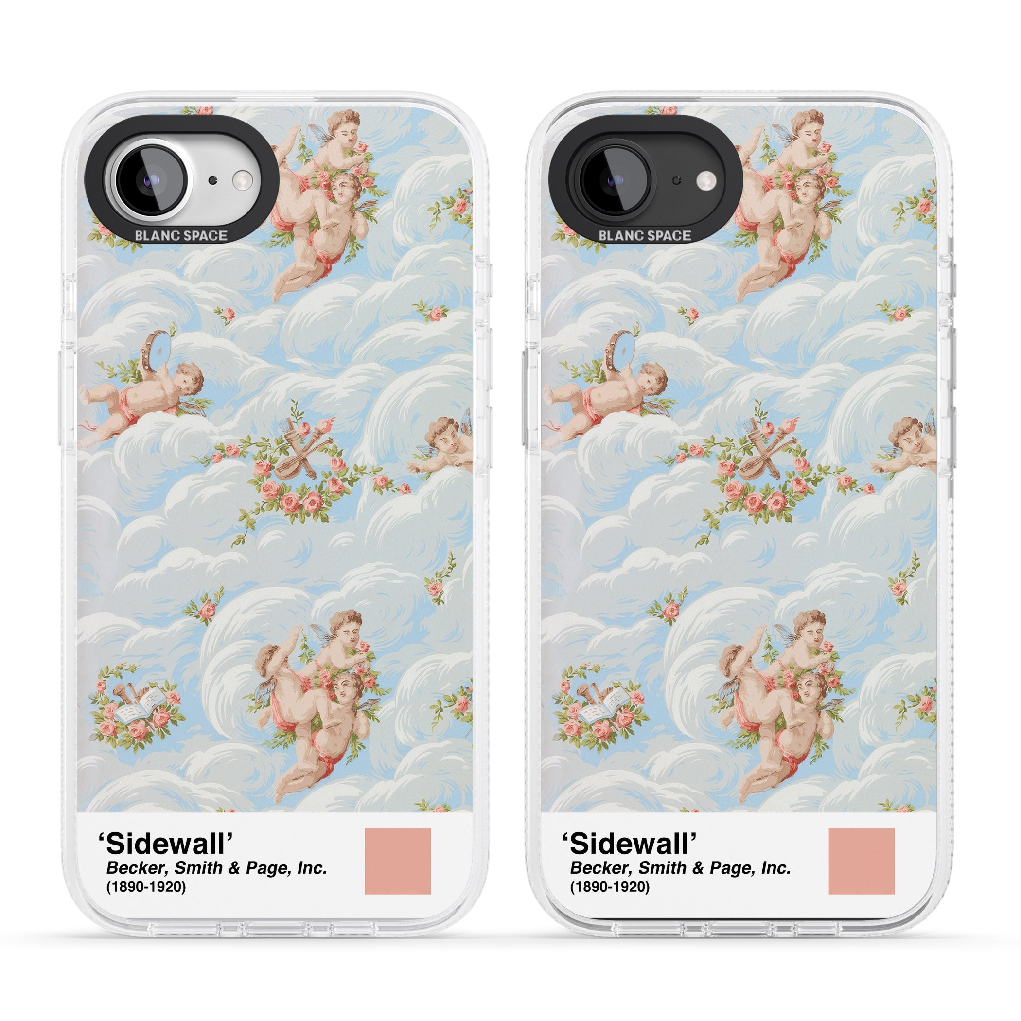 Sidewall iPhone 16e Clear Case Impact Air - Blanc Space