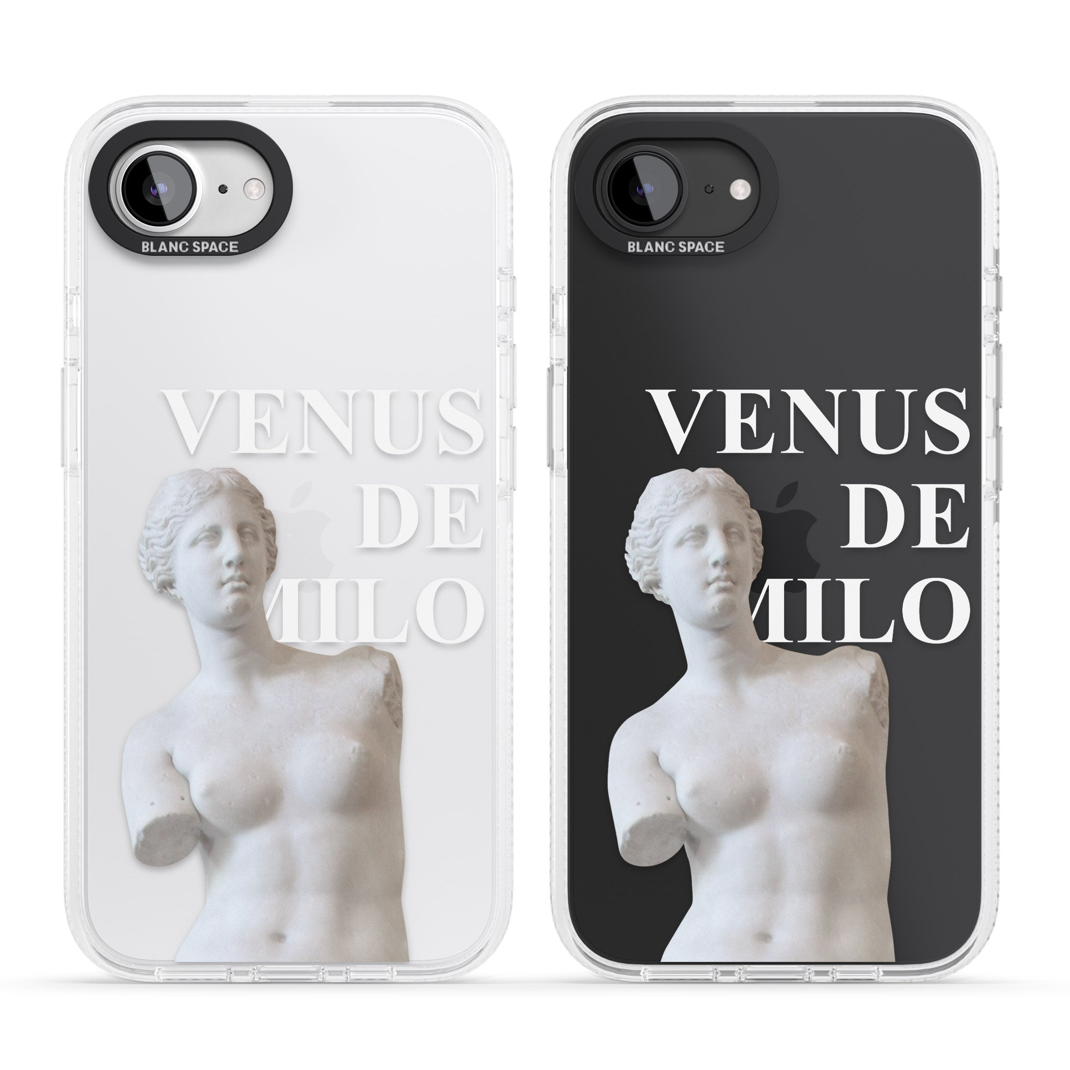 Venus De Milo Cutout iPhone 16e Clear Case Impact Air - Blanc Space