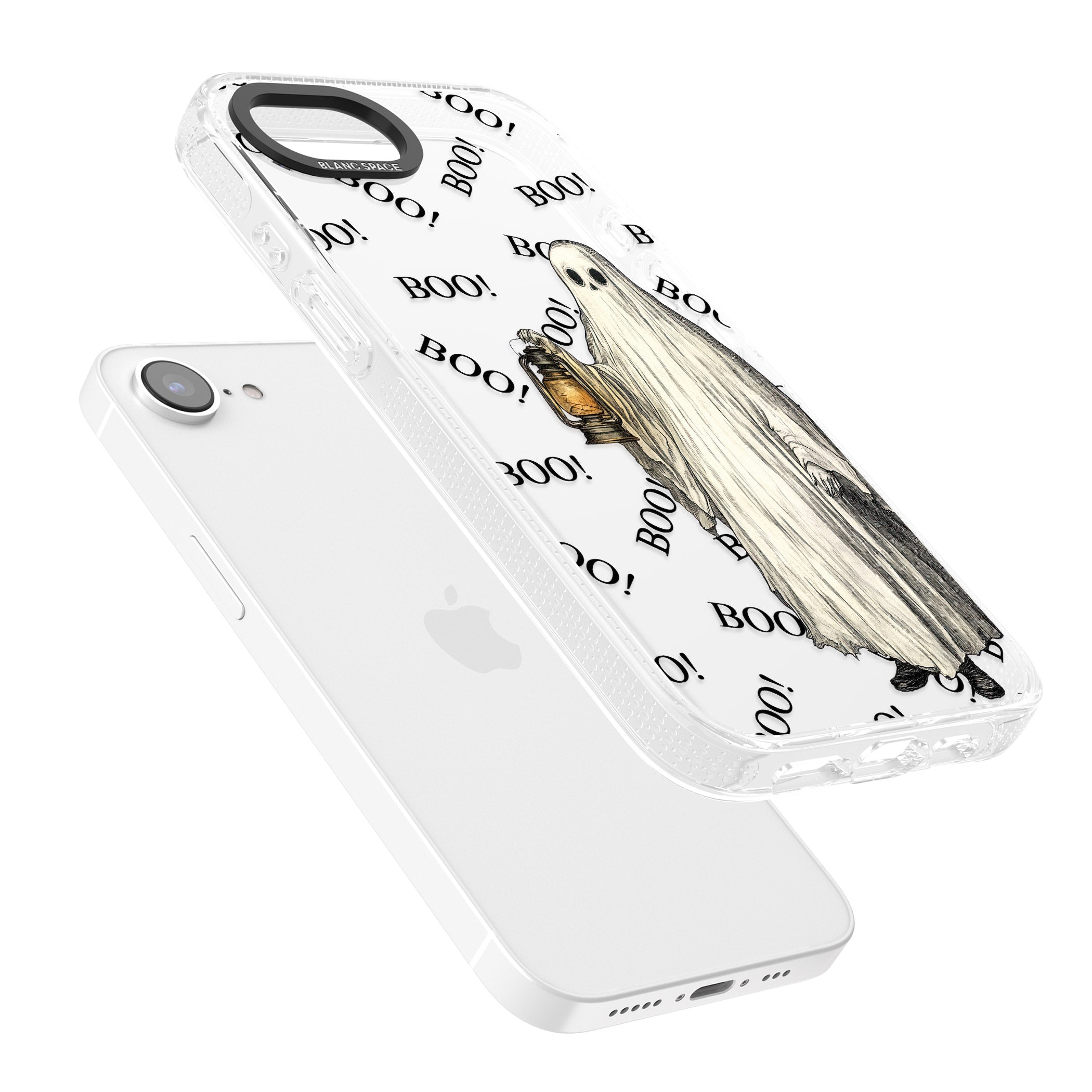 Light the Way iPhone 16e Clear Case Impact Air - Blanc Space