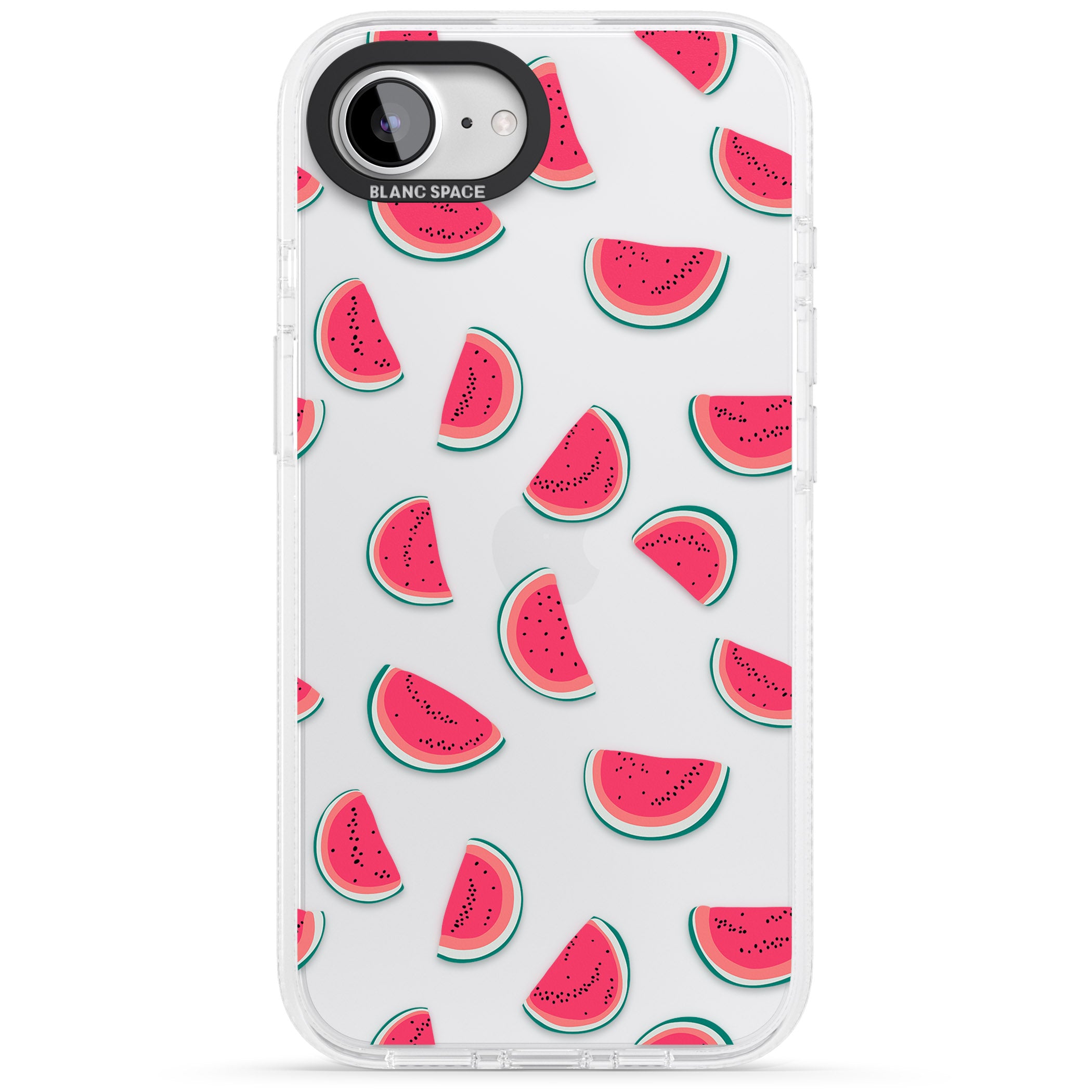 Watermelon Slices - Clear iPhone 16e Clear Case Impact Air - Blanc Space