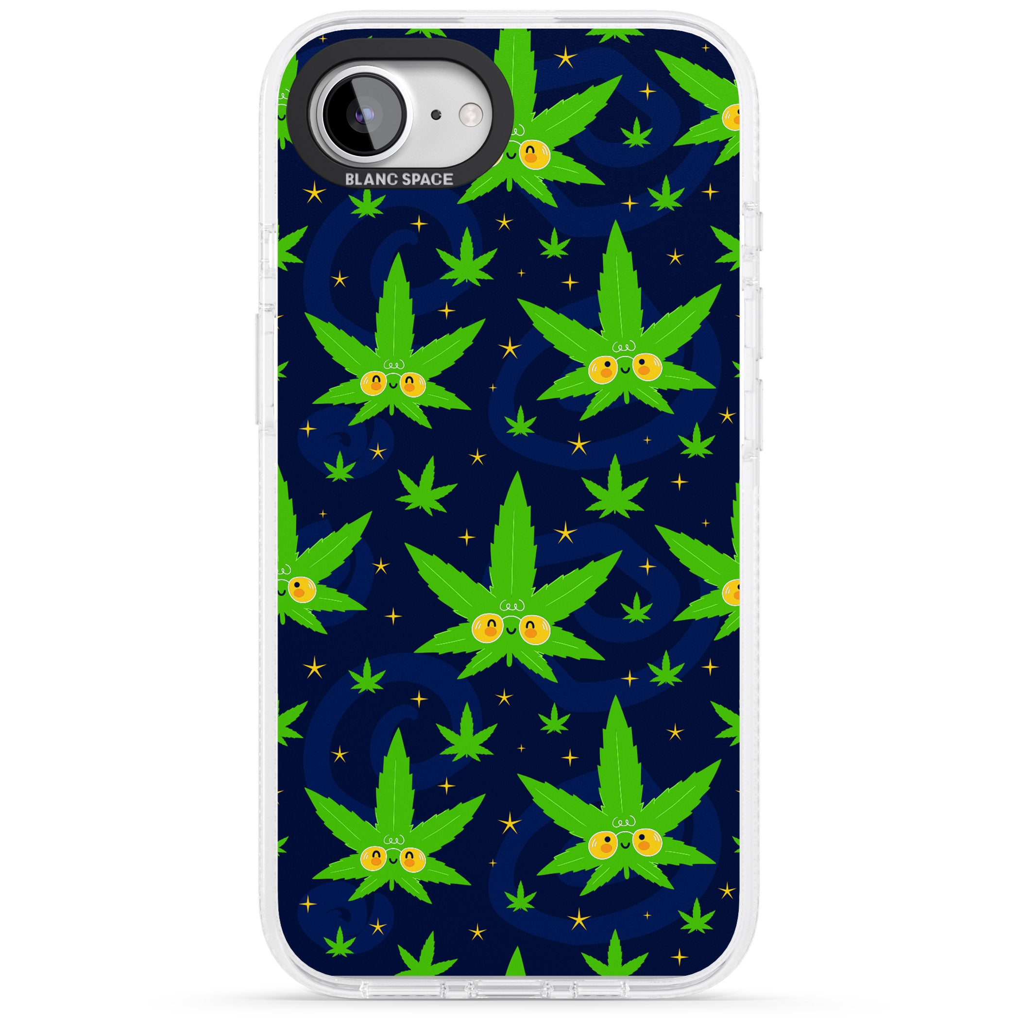 High AF iPhone 16e Clear Case Impact Air - Blanc Space