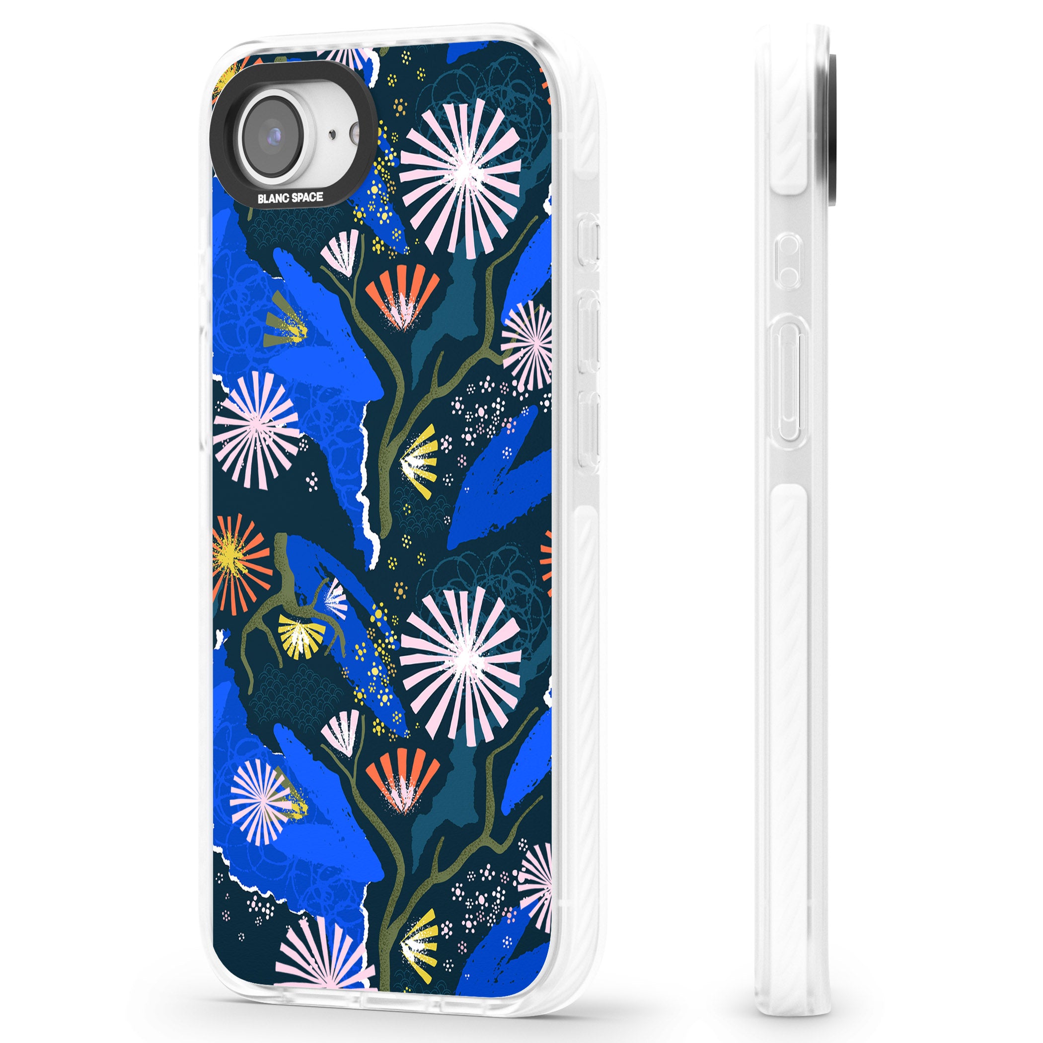 Dark Botanicals Abstract Pattern