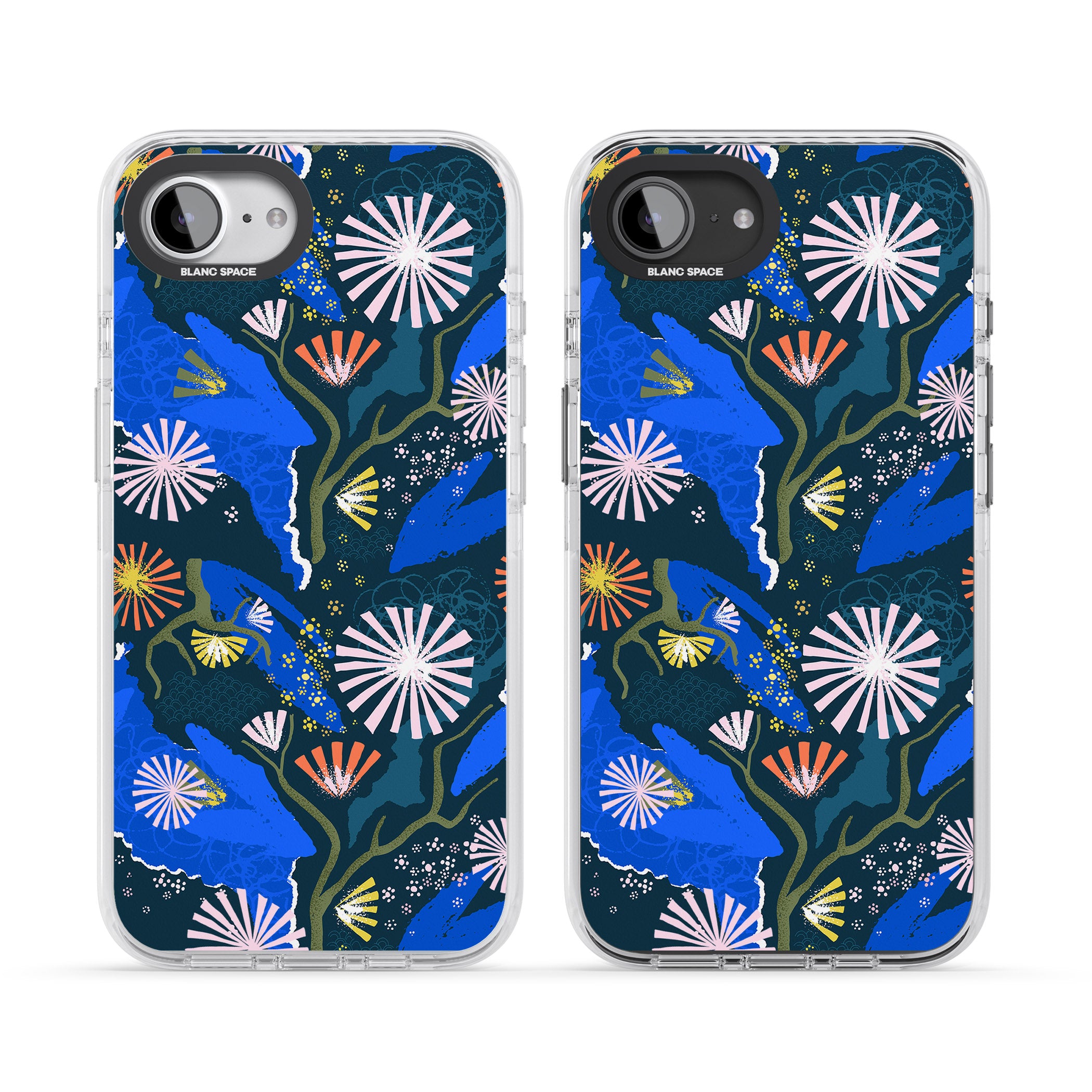 Dark Botanicals Abstract Pattern