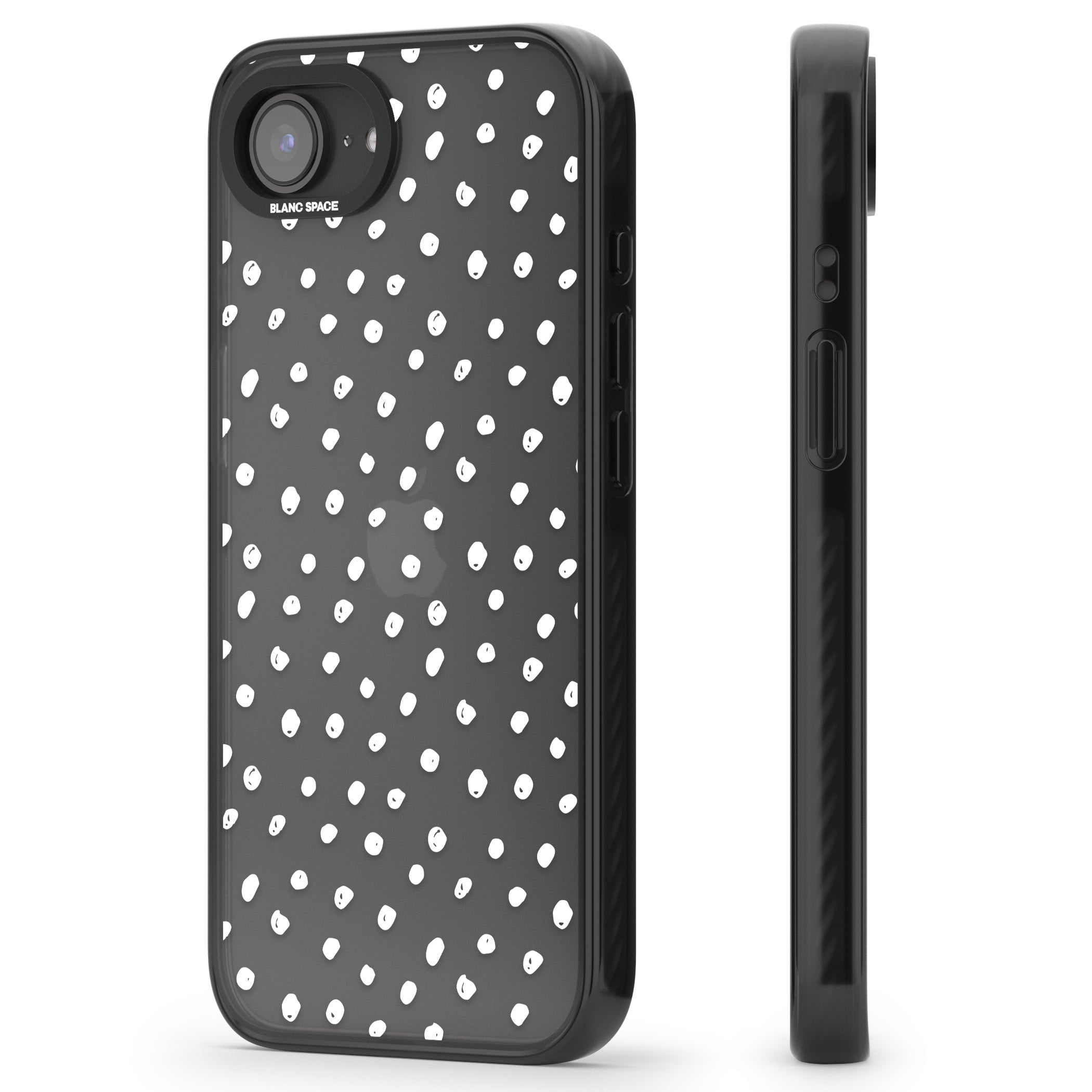 Messy White Dot Pattern