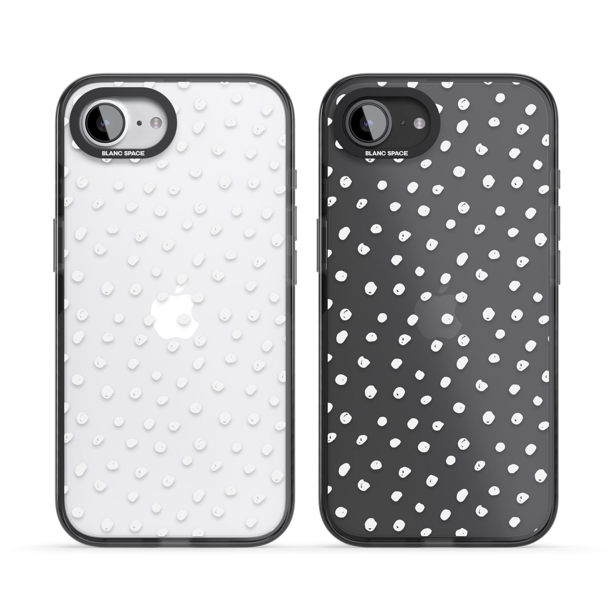 Messy White Dot Pattern