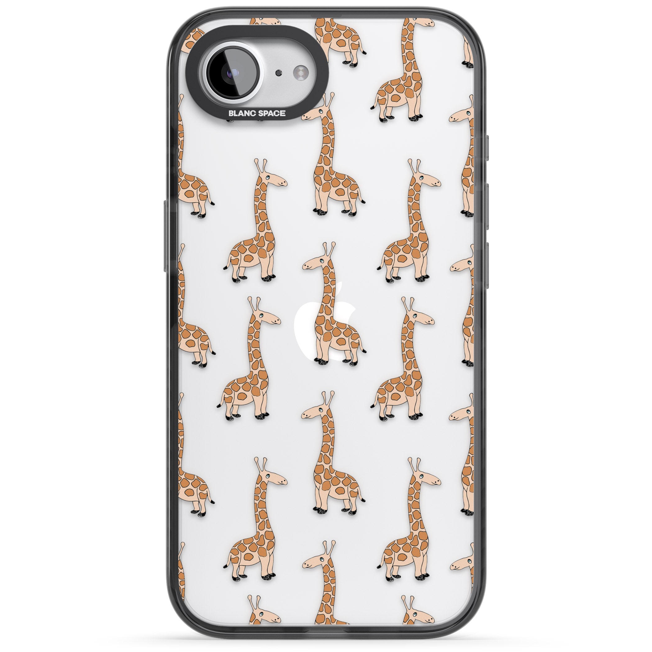 Cute Giraffe Pattern Clear