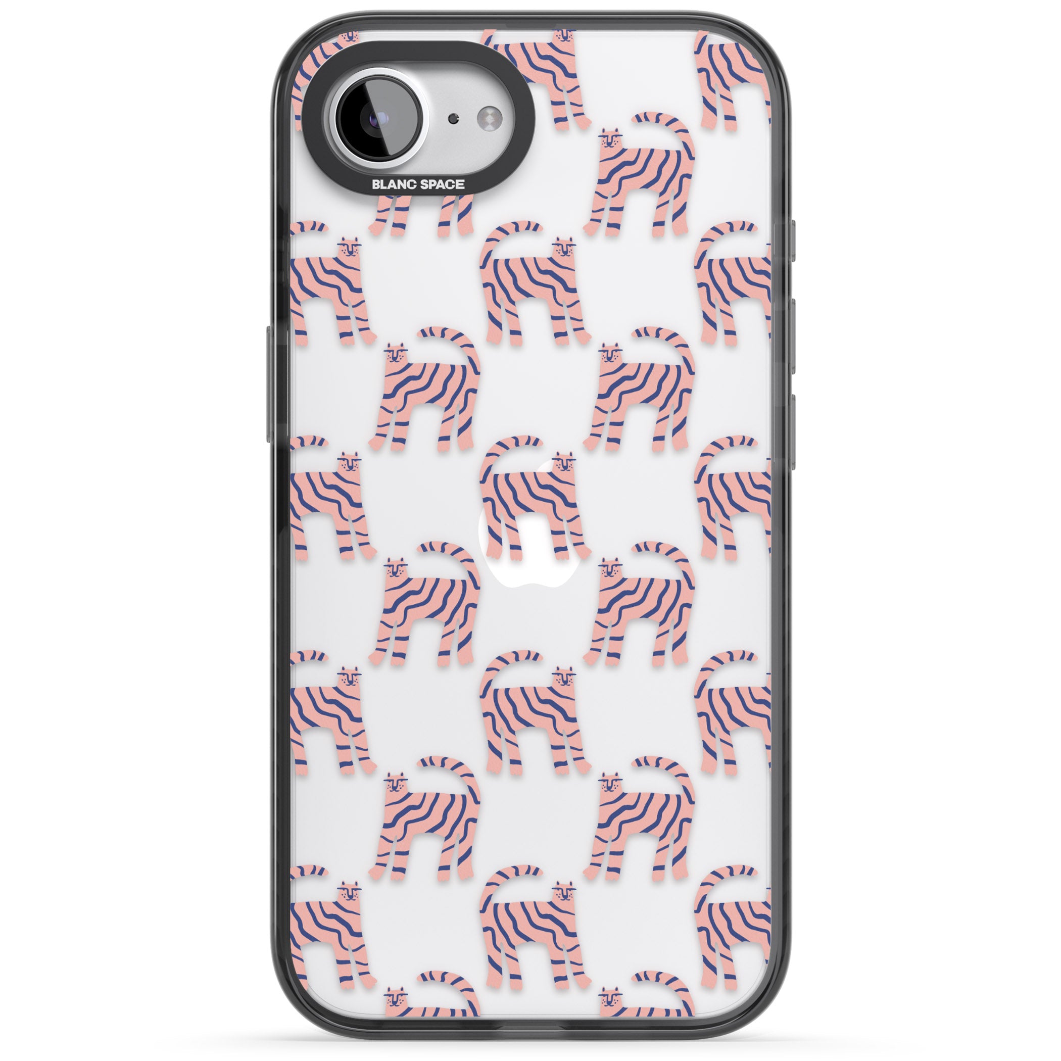 Pink And Blue Cat Pattern