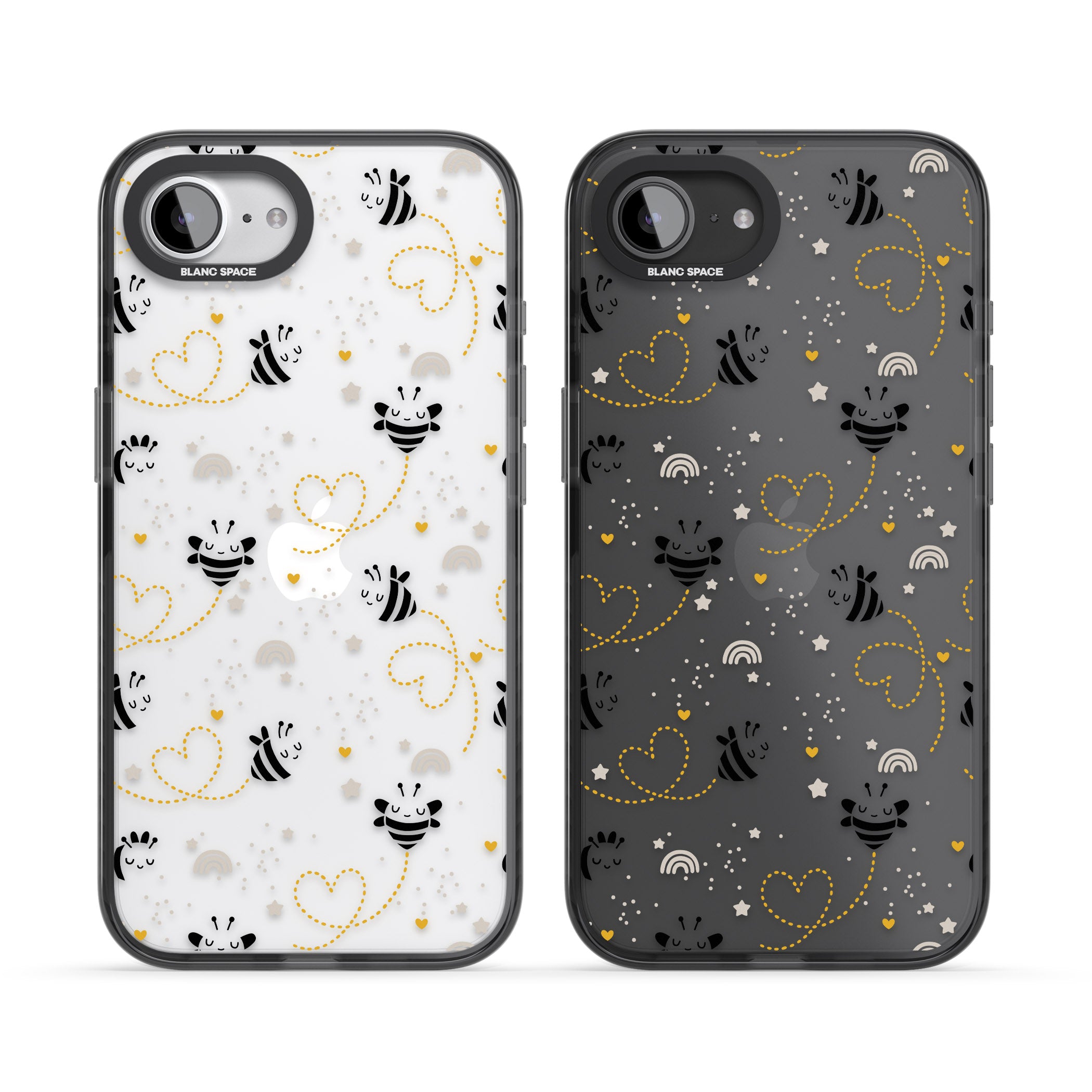 Bee Hearts Pattern