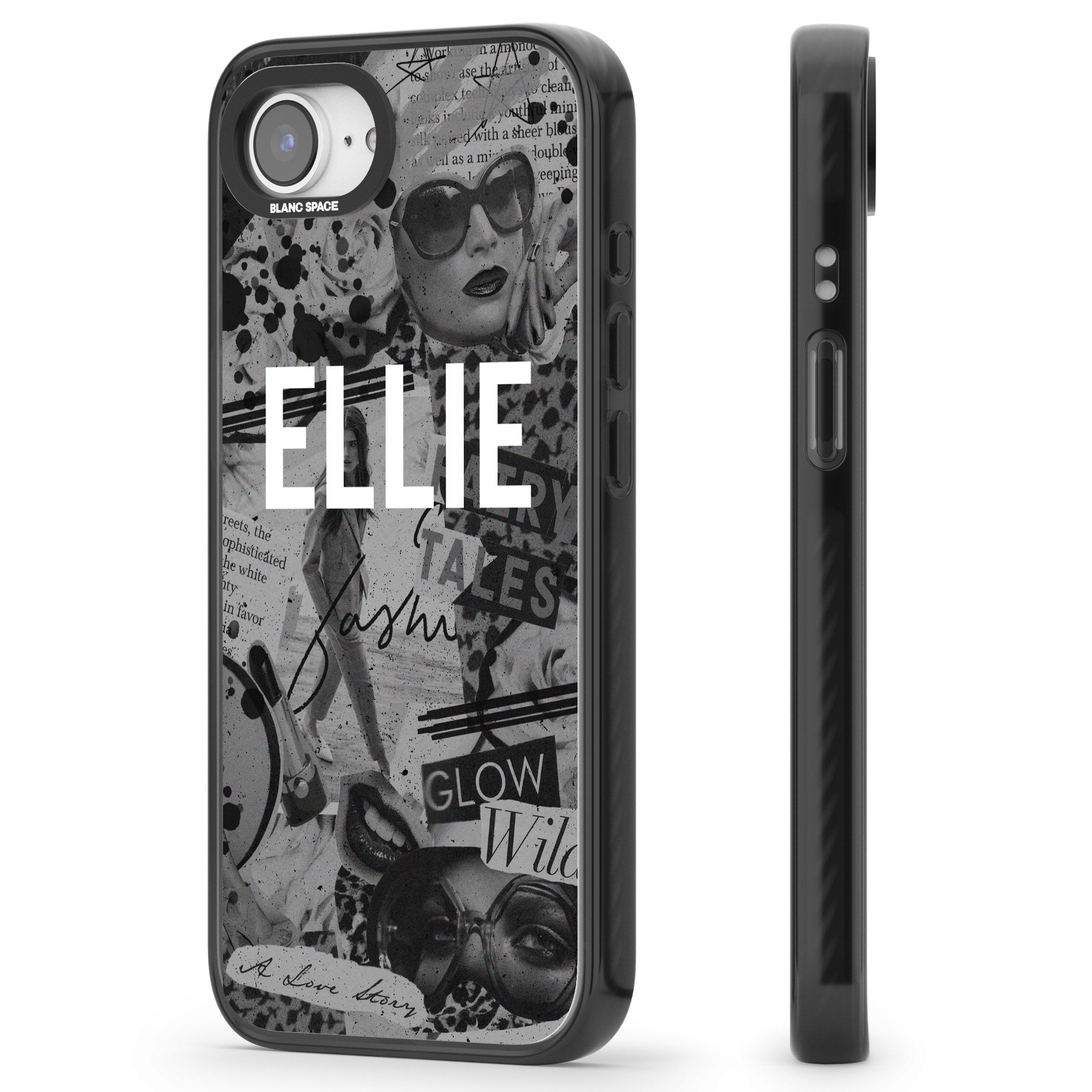 Personalised Grey Scale Vintage Collage