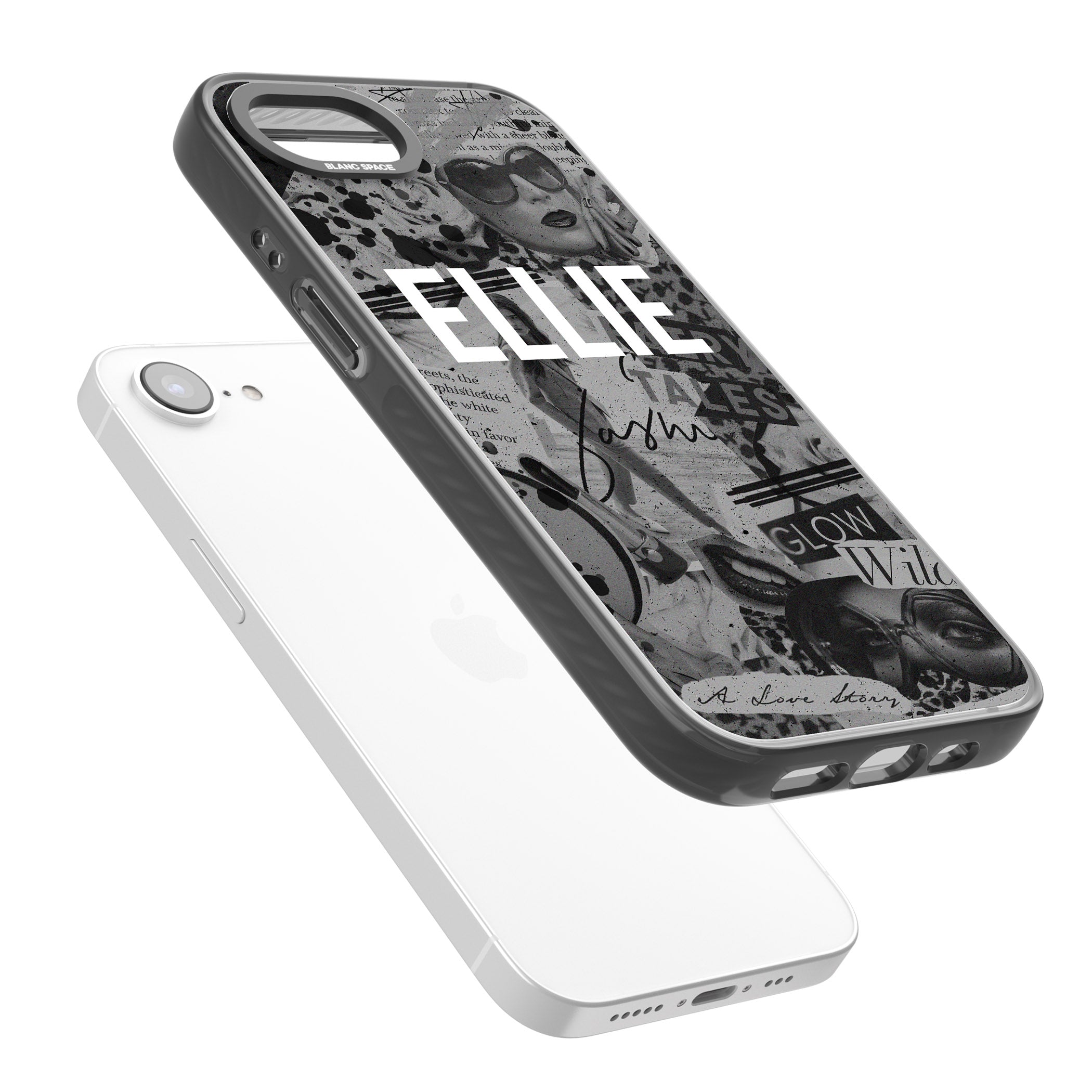 Personalised Grey Scale Vintage Collage