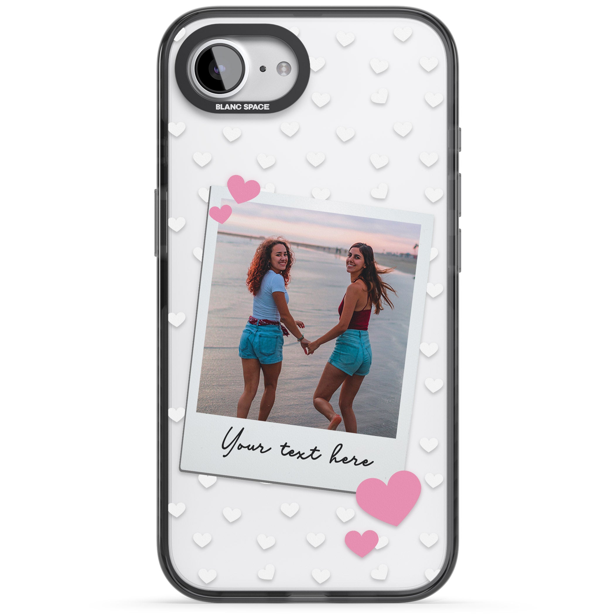 Personalised Hearts Instant Camera Photo