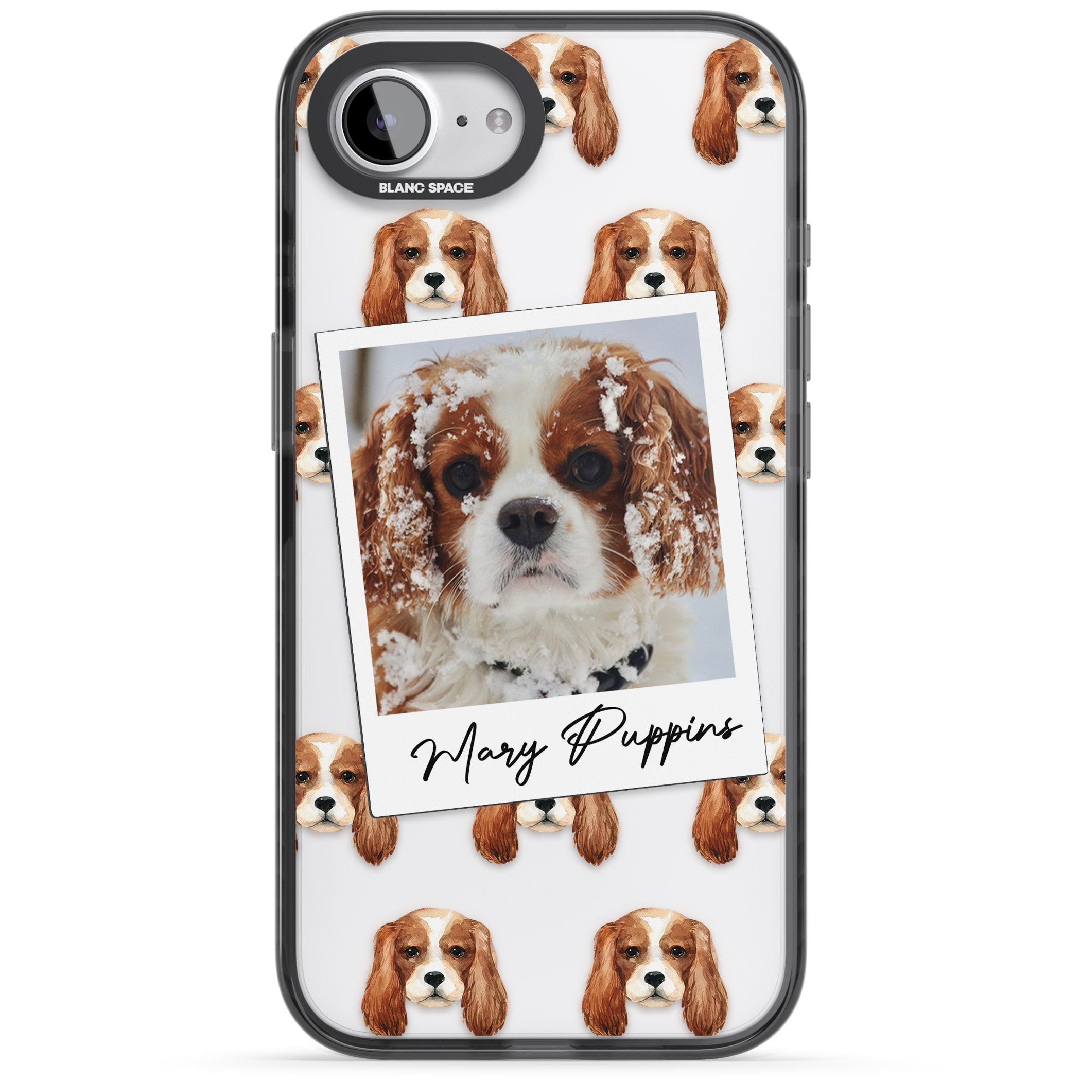 Personalised Cavalier King Charles Instant Camera Photo