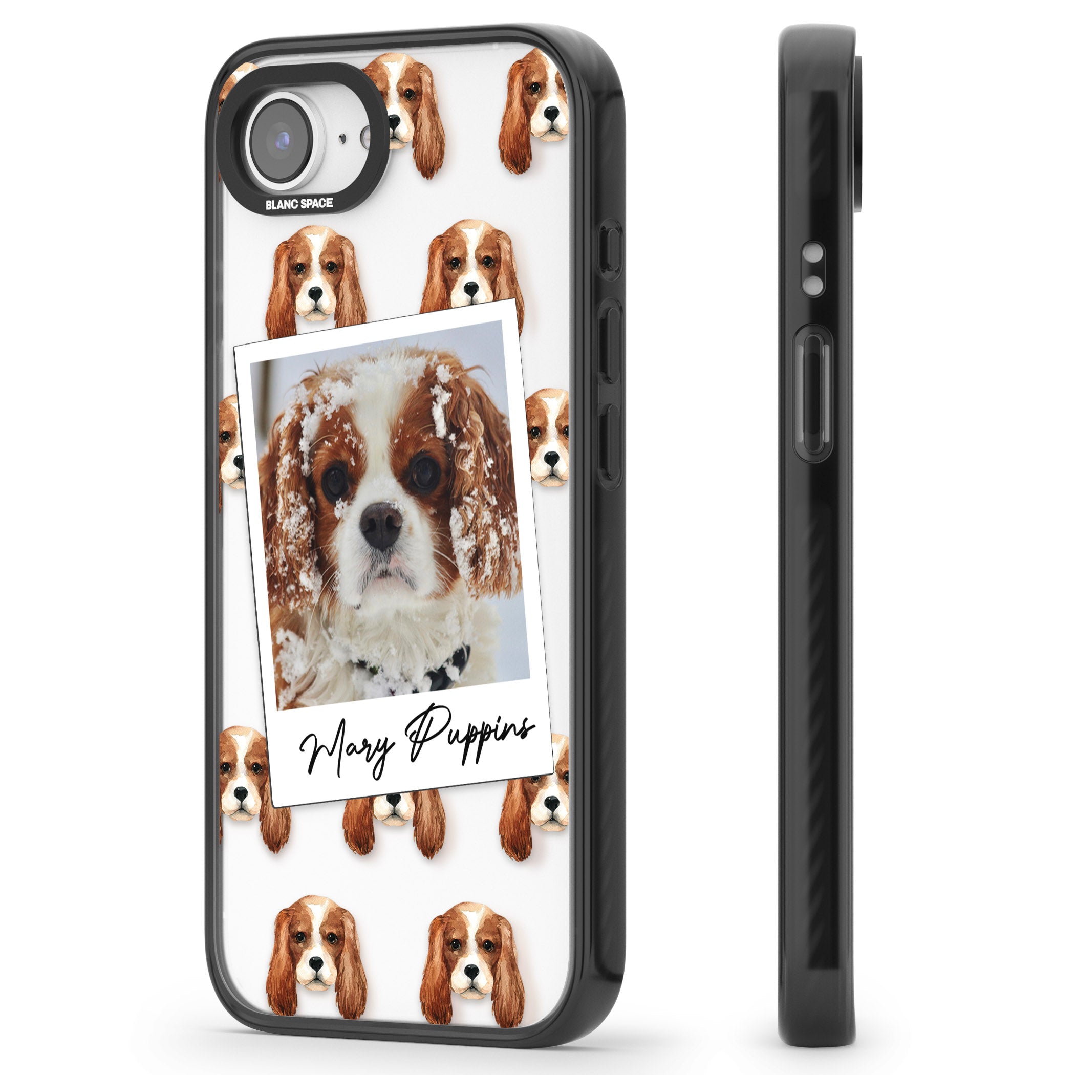 Personalised Cavalier King Charles Instant Camera Photo