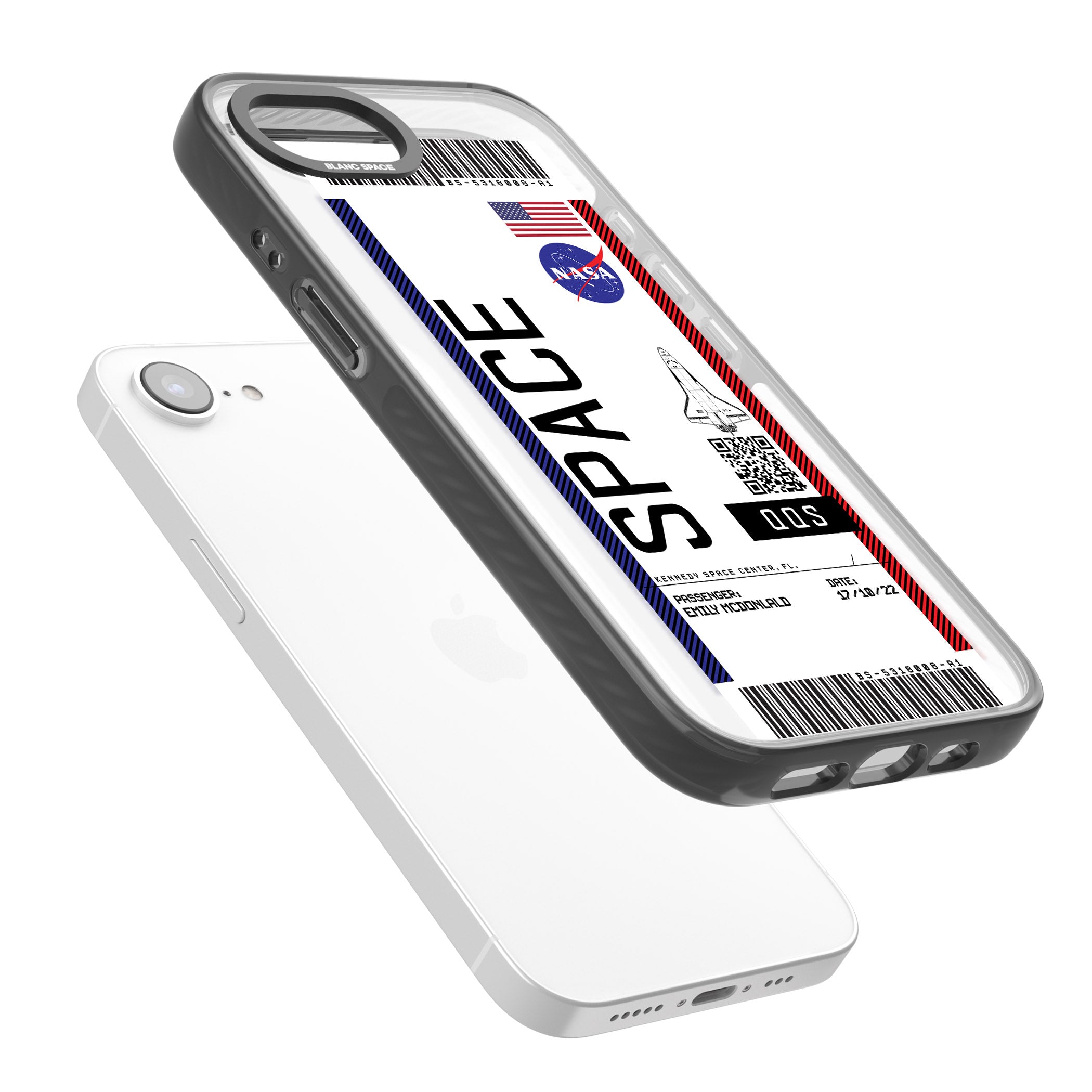 Personalised Nasa Boarding Pass (Light)