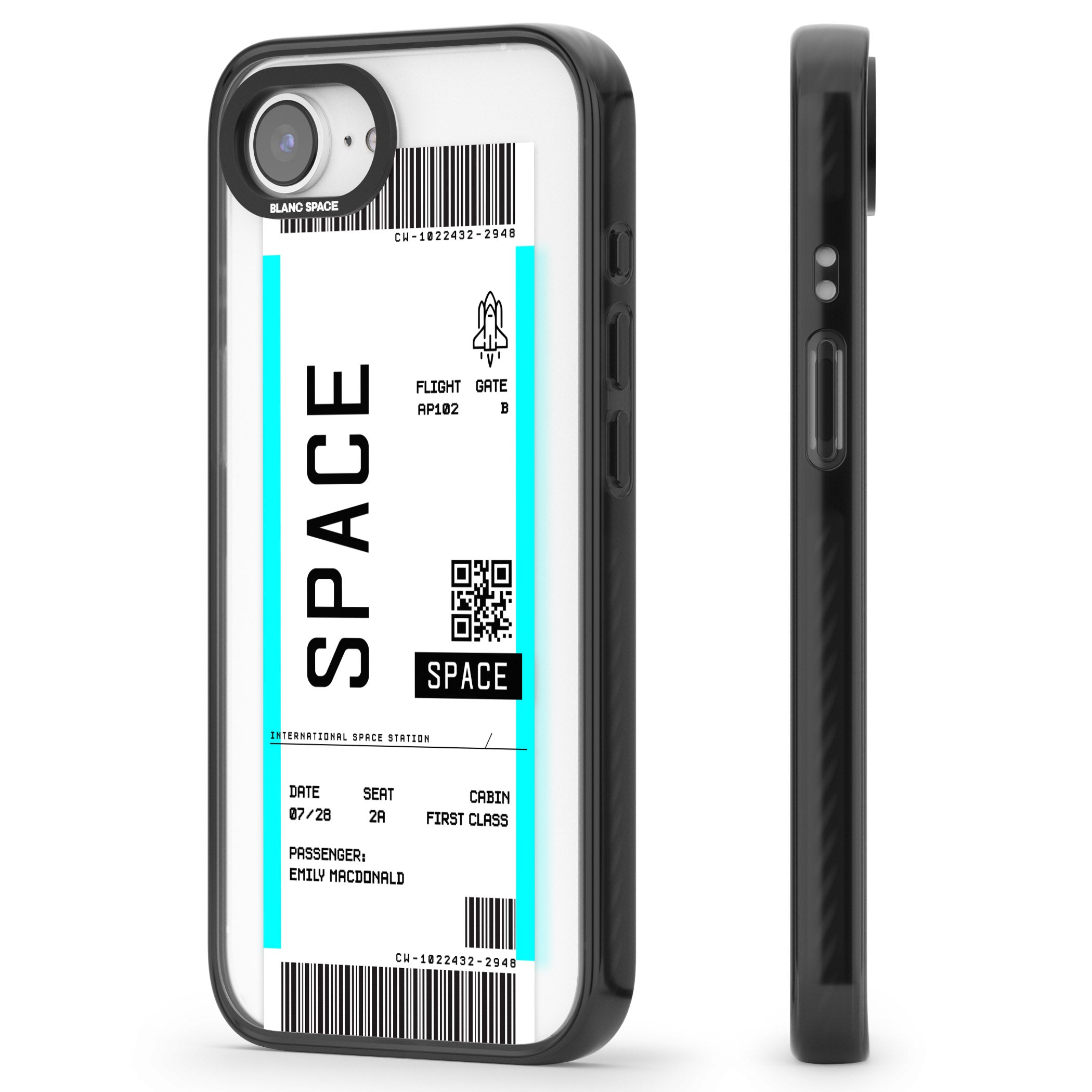 Personalised Space Travel Ticket