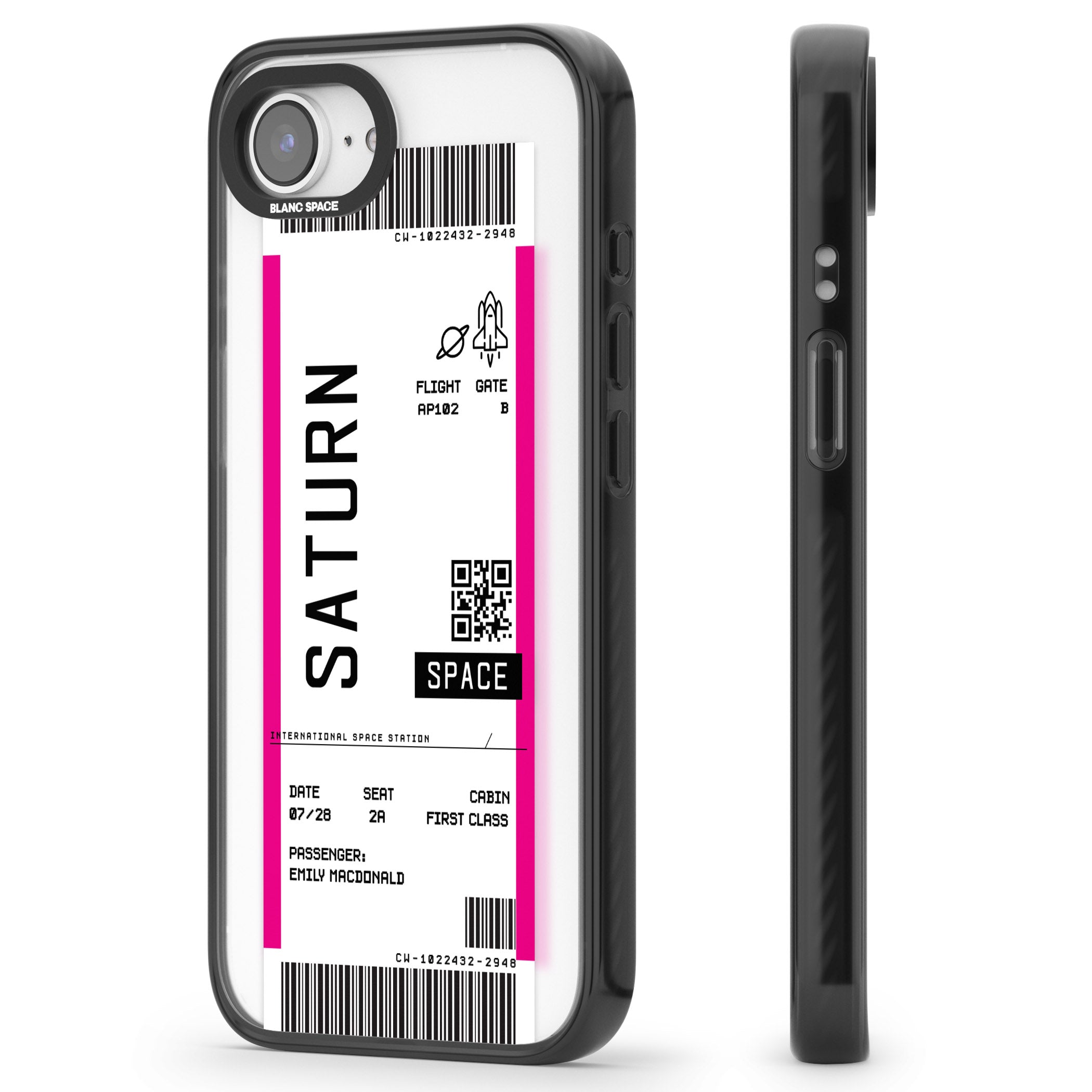 Personalised Saturn Travel Ticket